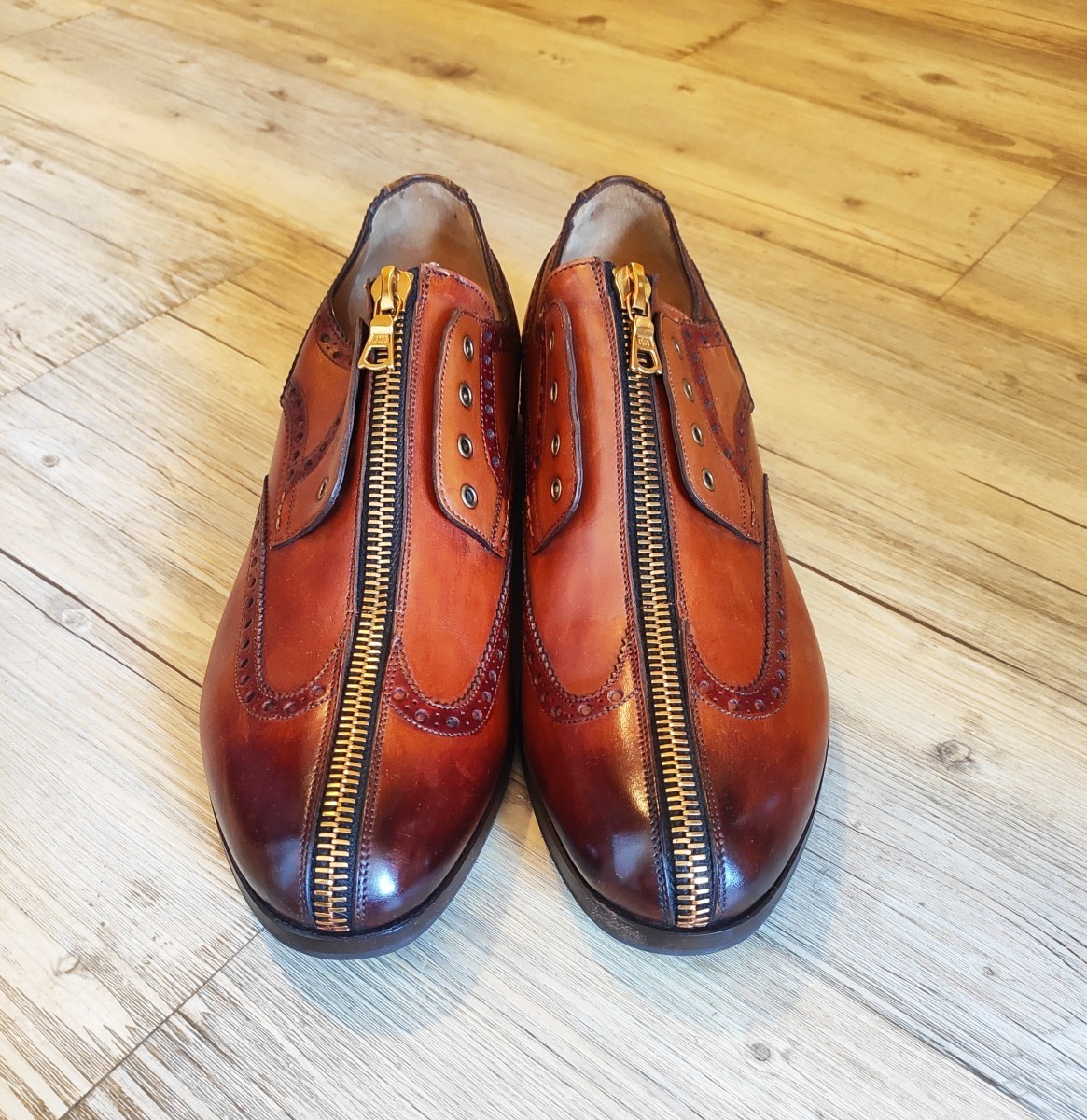 Denis Simachev - NEW! 2007-08 zip brogues.Like Gucci or Dior - 1