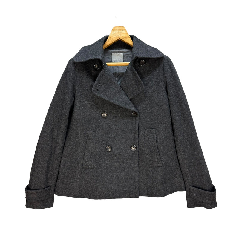 Theory Luxe Double Breasted Belted Wool Coat #A25-0564 - 1