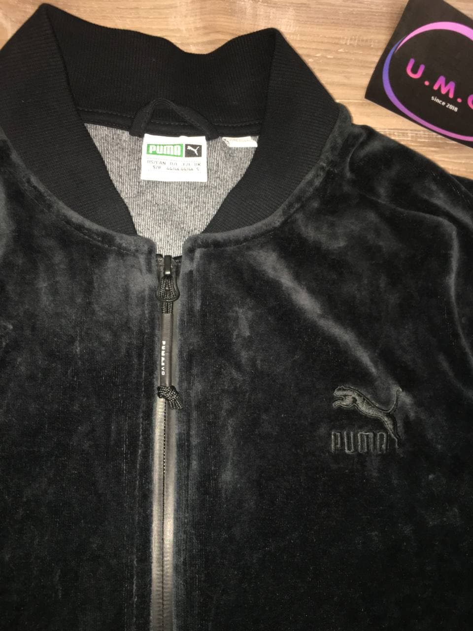 Velour Puma bomber hoodie - 2
