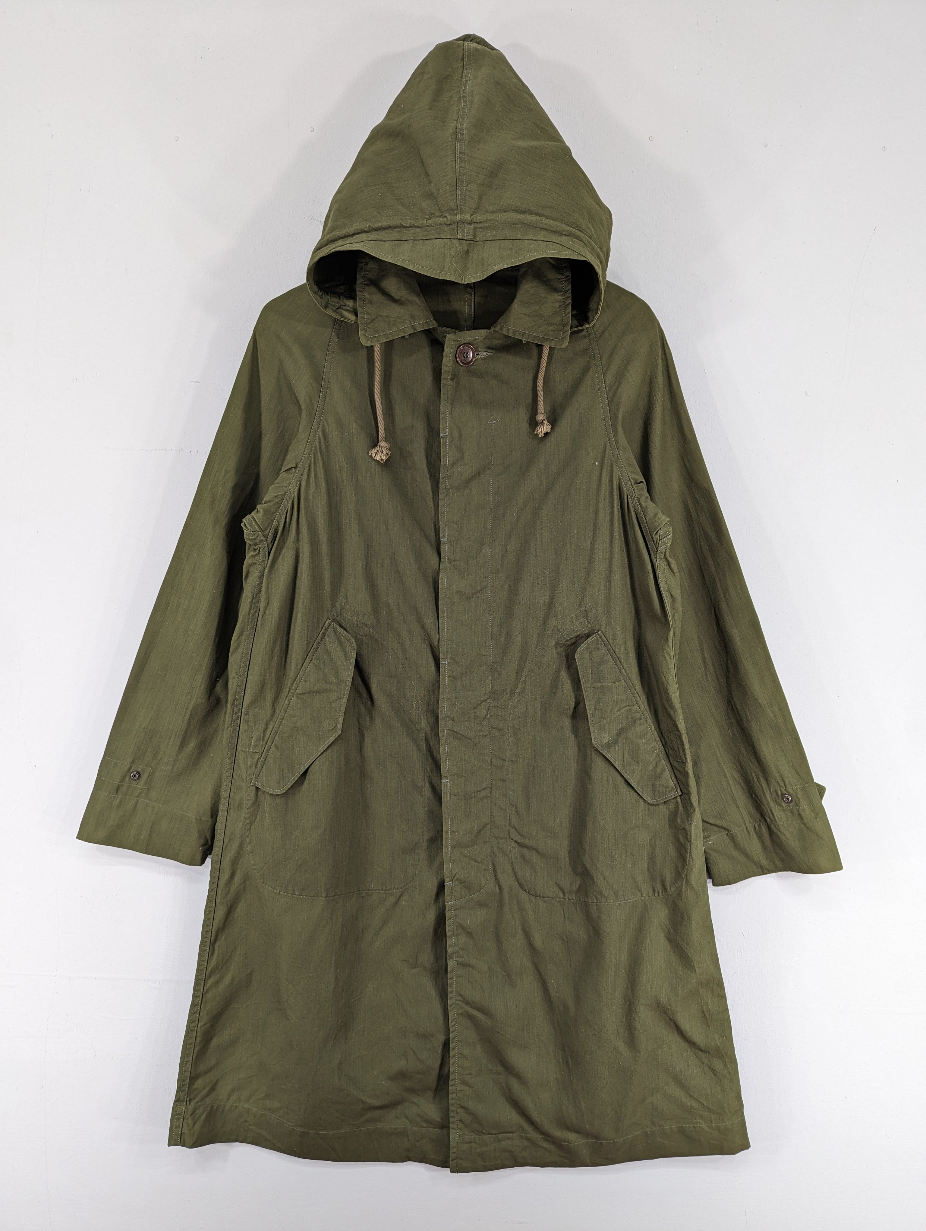 🔥RARE🔥45rpm Green Army Parka Hooded Jacket - 1