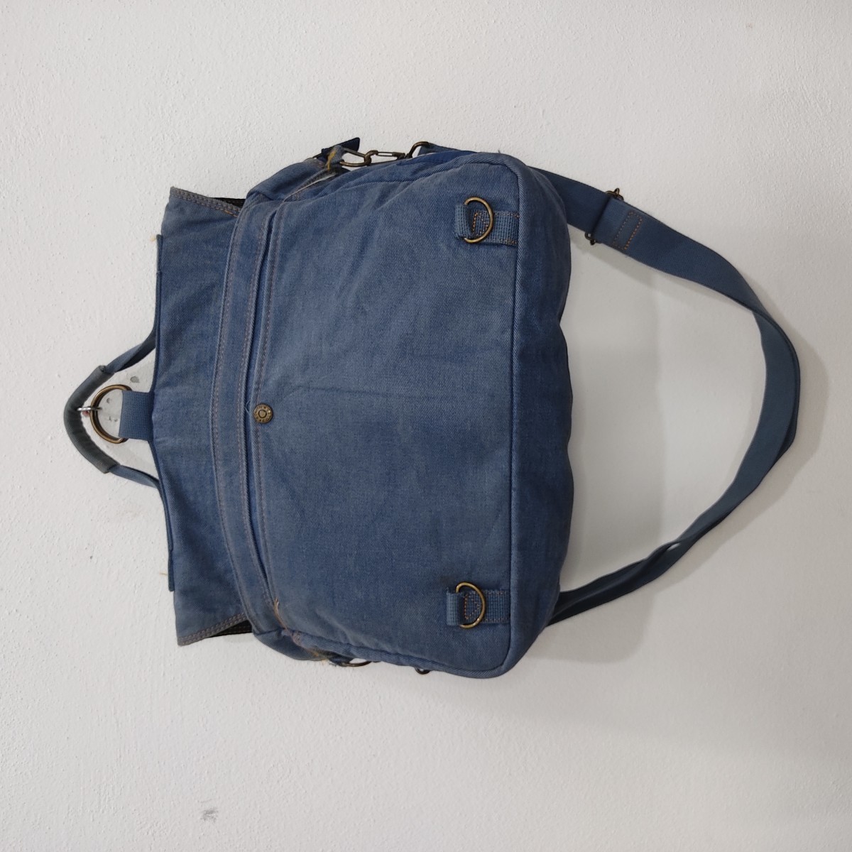 American Vintage - Vintage Denim Jeans Shoulder Luggage Bags - 2