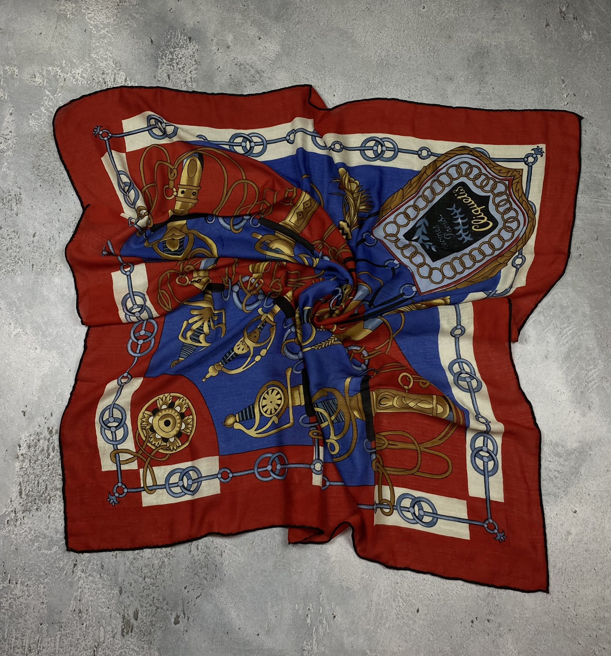 Hermes scarf shawl scrav very rare silk cashmere - 1