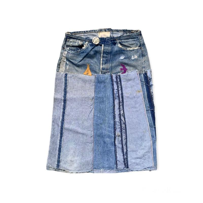 Levis Vintage Clothing Rework By Little Eagle Skirts - 1