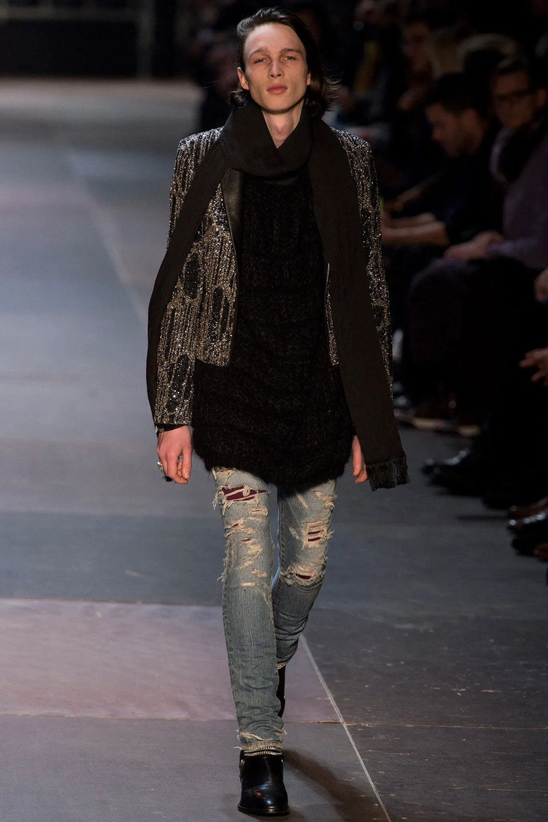 SLP - Hedi Slimane - F/W 13 - D02 Crash Denim Jean - 1