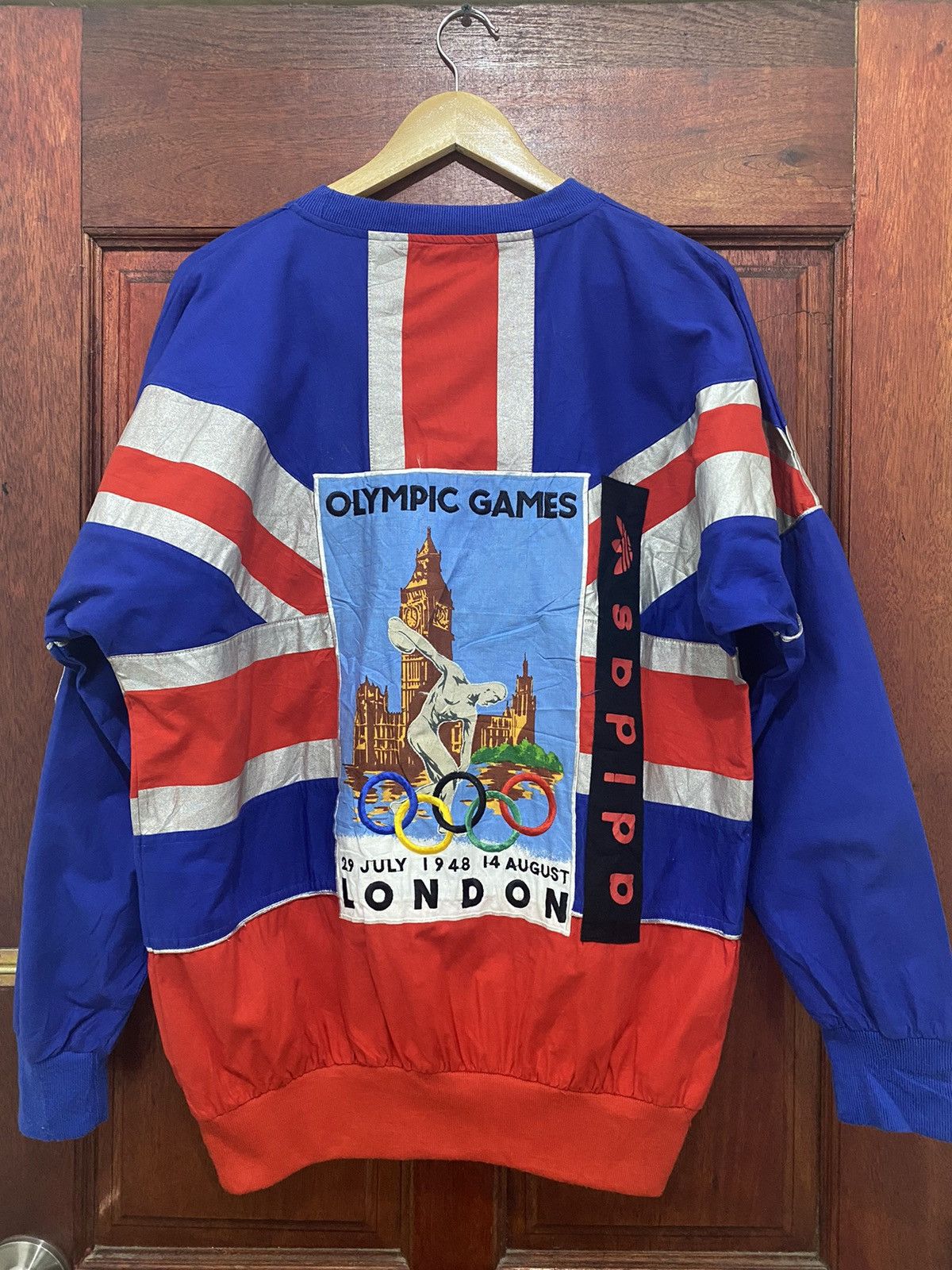 Vtg Adidas Olympic 1948 Games Crewneck AOP Collection - 2