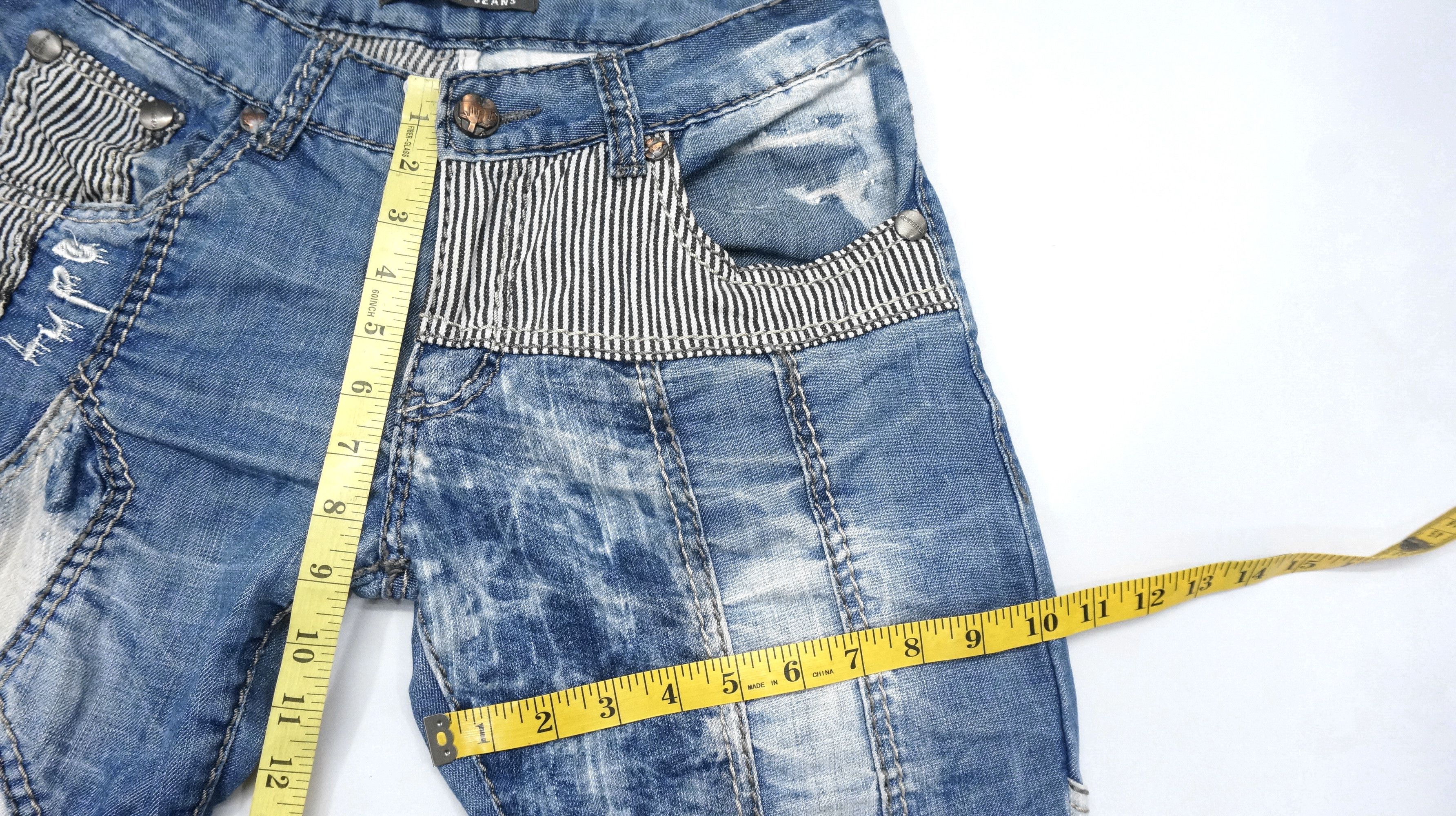 Distressed Denim - 🔥 Vintage KOSMO LUPO Blue Jeans - 15