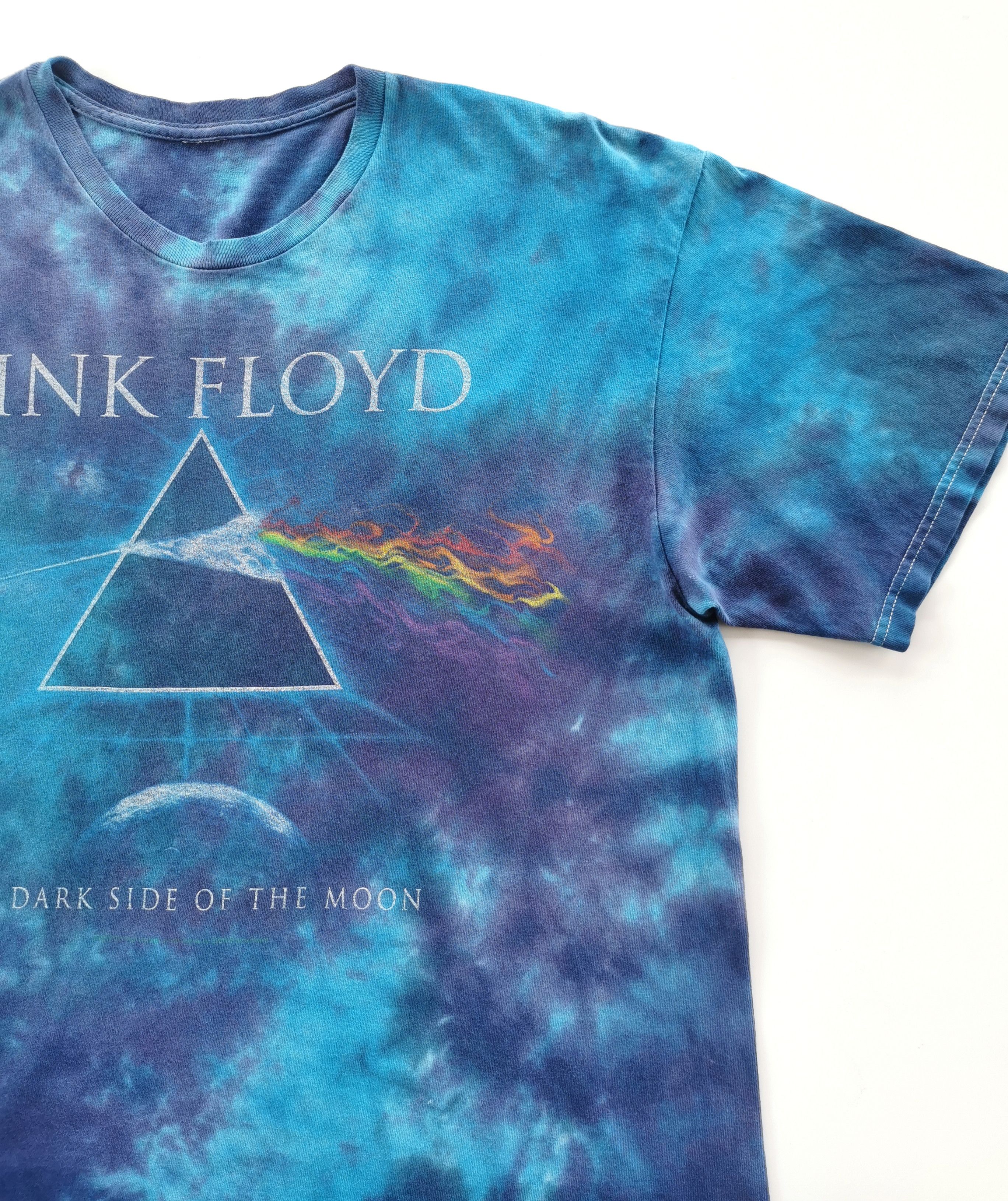 Vintage - Pink Floyd The Dark Side Of The Moon Tie Dye Tshirt - 3