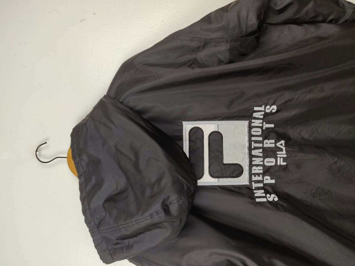 Fila - Raincoat Snap Button Long Jacket - 11