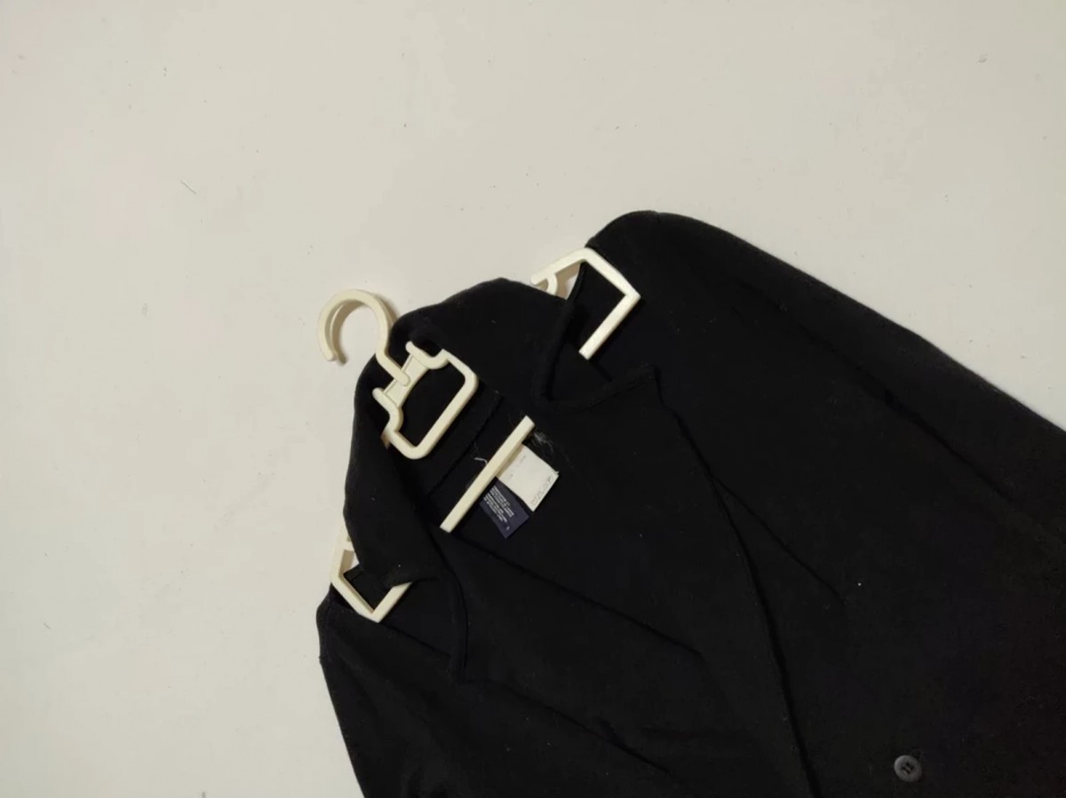 Limi Feu - Off-Shoulder Cardigan Coat Long Jacket - 9
