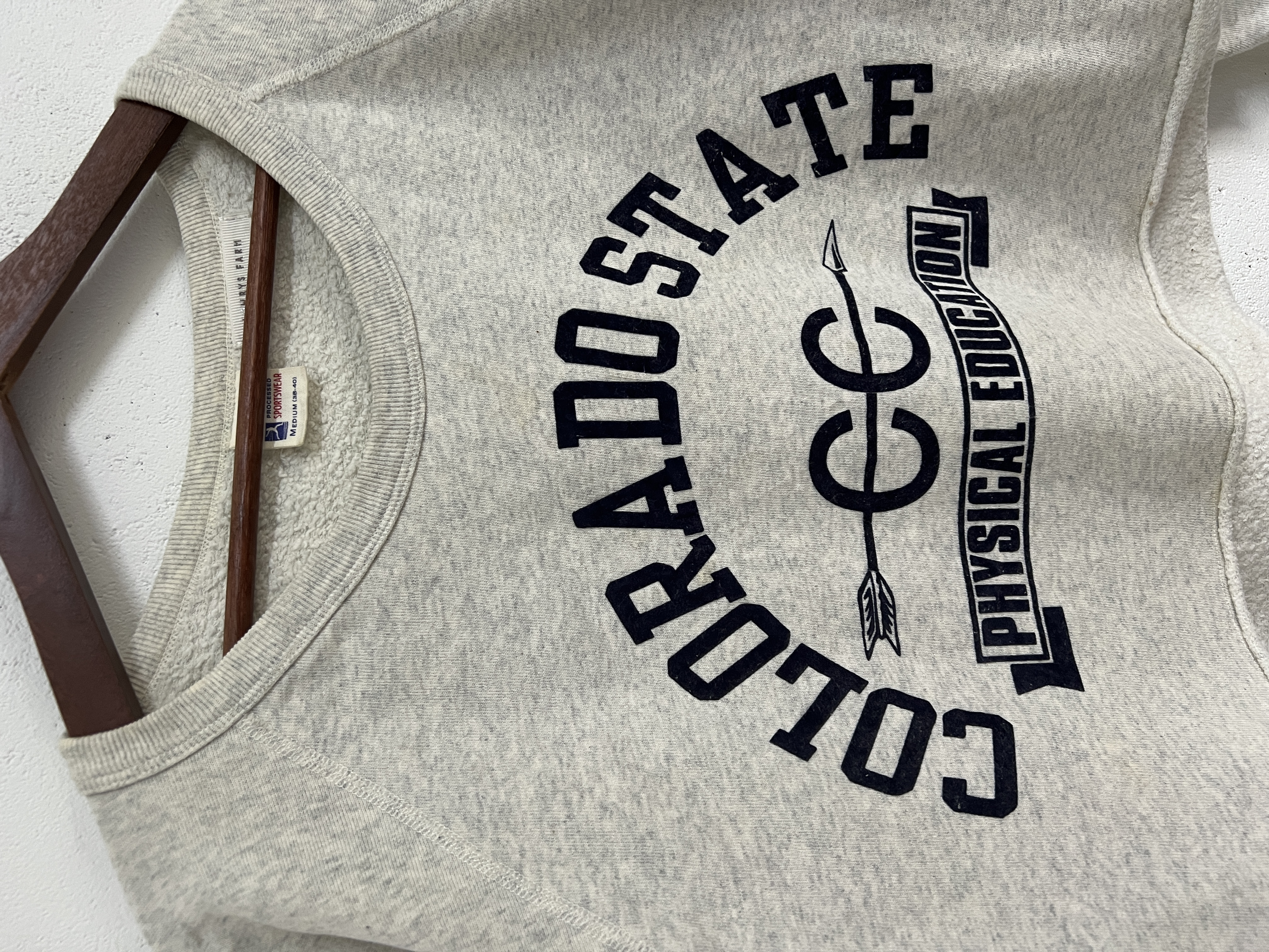 Vintage - Vintage Champion Colorado State cropped sweatshirt - 2