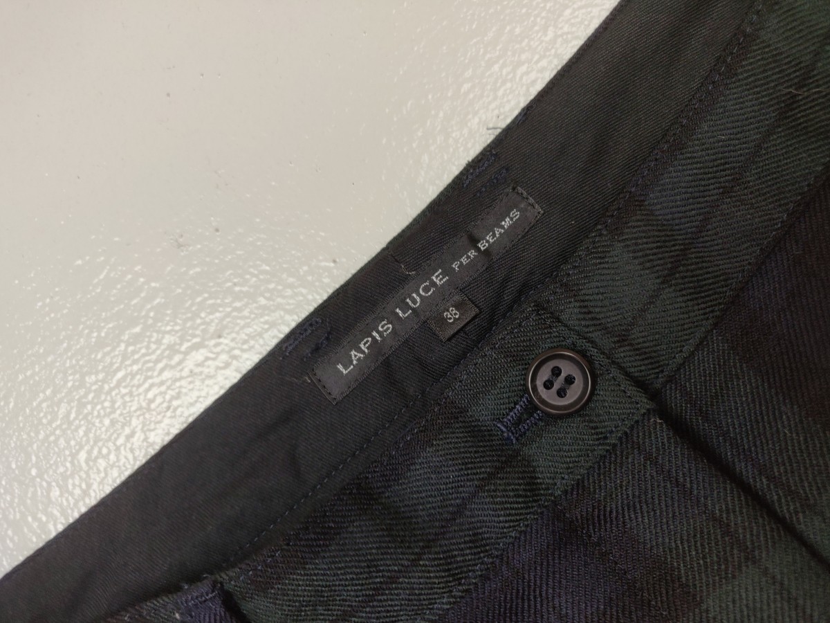 Lapis Luce per Beams Japan Checkered Trouser Pants - 4