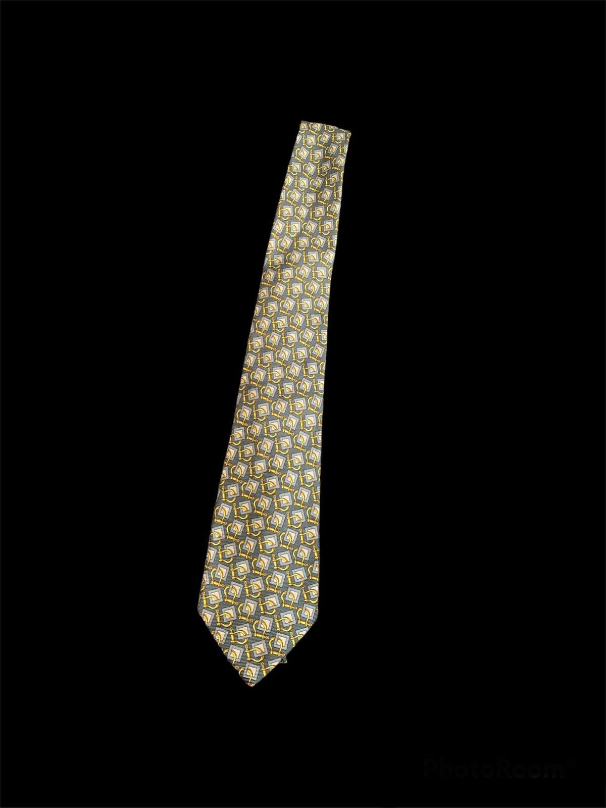 Celine Silk Neck Tie - 1