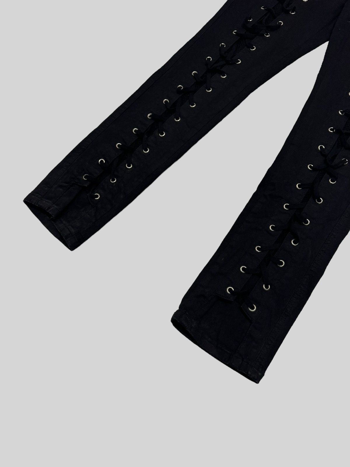 Japanese Brand - ROYAL BONES LACED PUNK SEXY BONDAGE STYLE PANT - 6