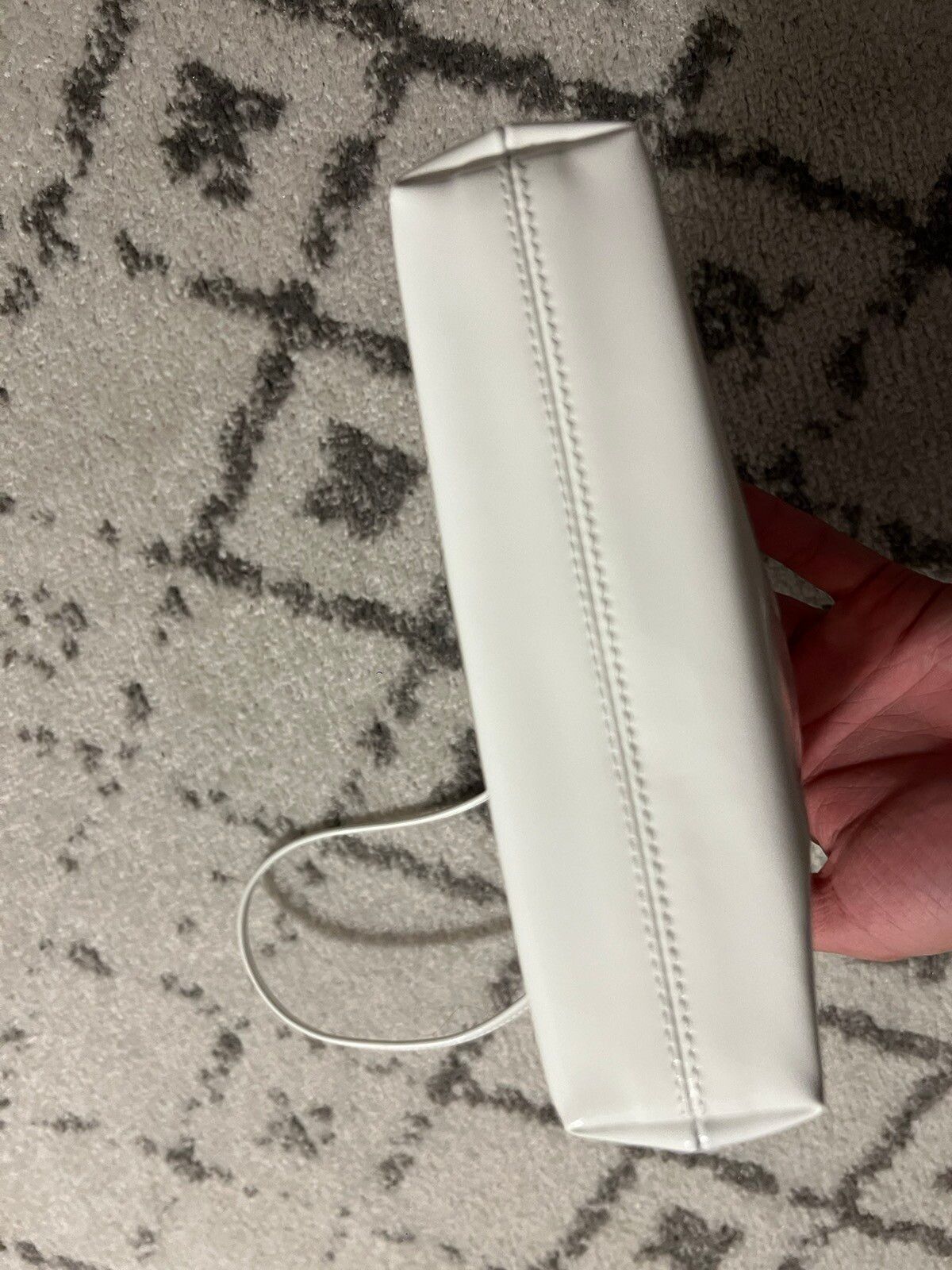 Patent leather dagger white viv bag - 9