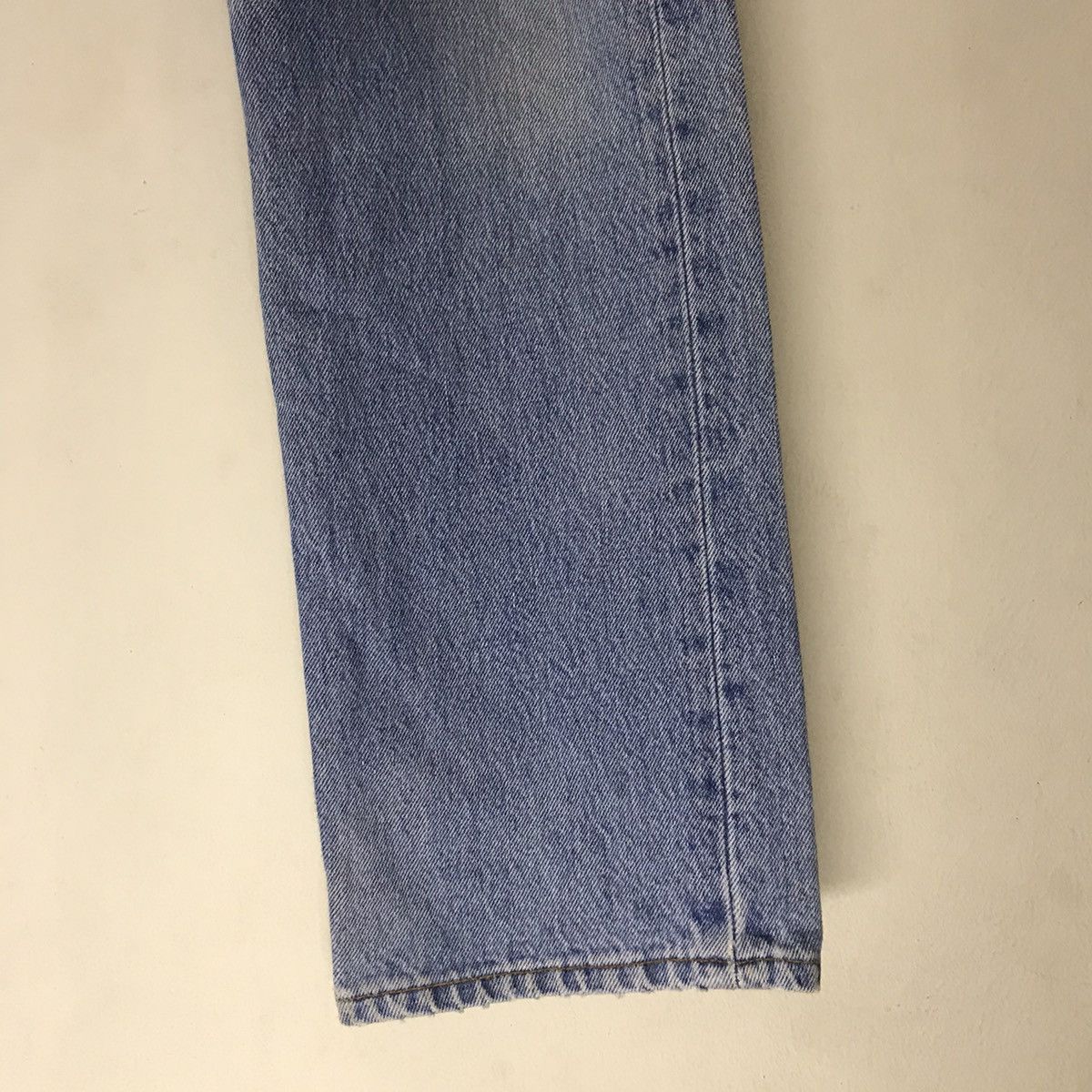 Vintage 80s Levis 501 Distressed Denim Cobain style - 9