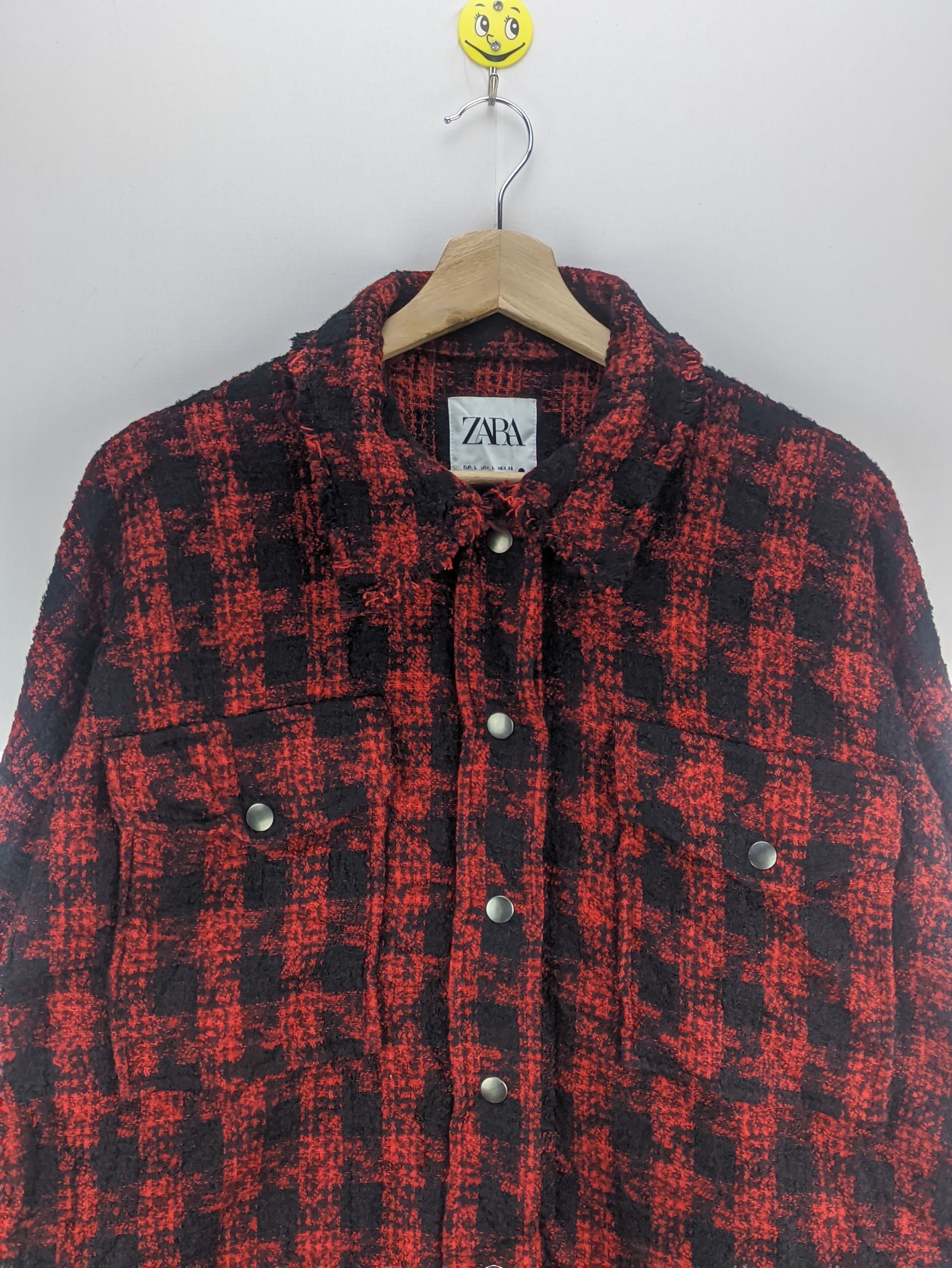 Steals🔥Vintage Flannel Distressed Style by Zara - 6