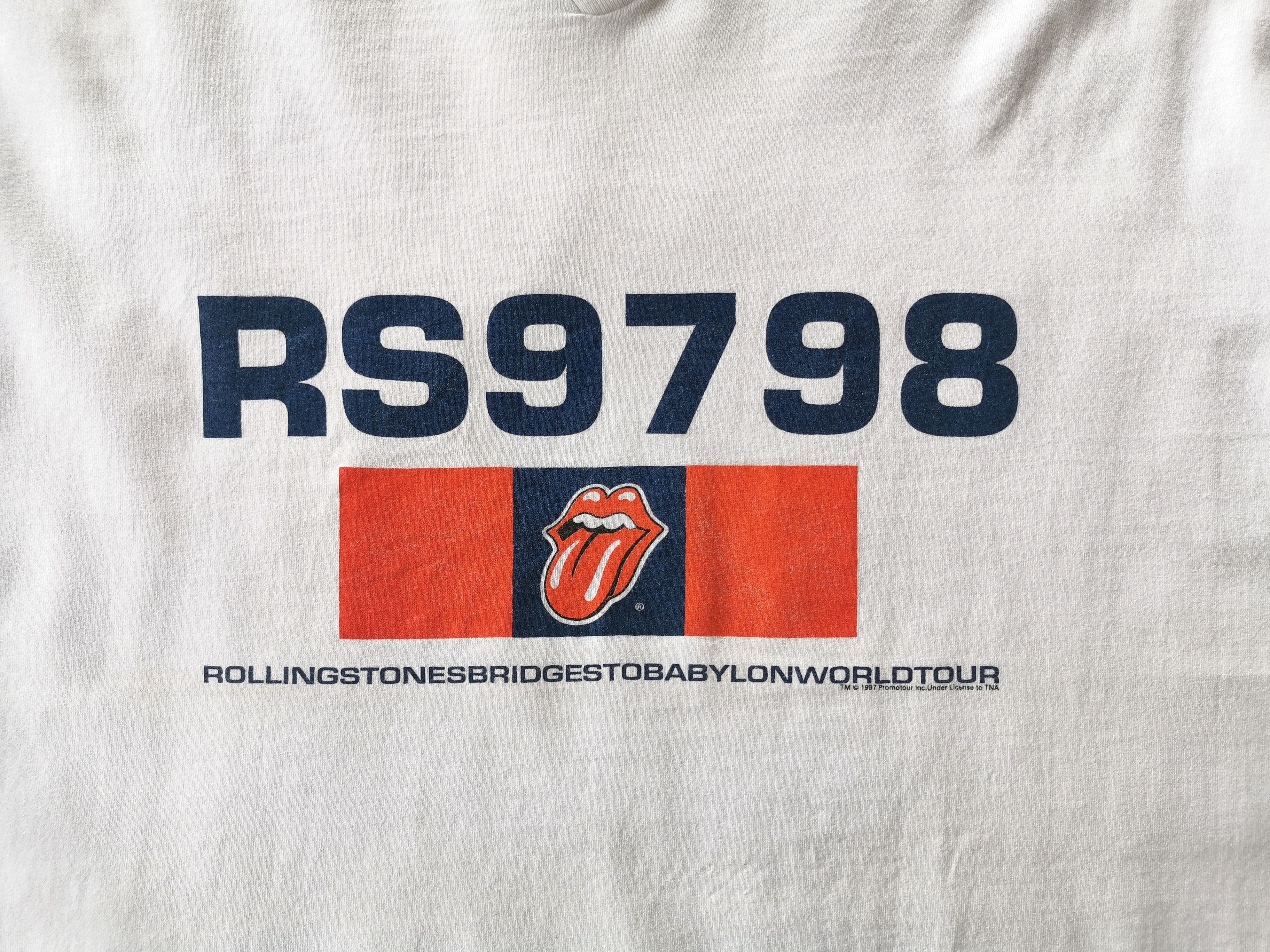 Vintage - 1997 The Rolling Stones Bridges To Babylon Tour Shirt - 2