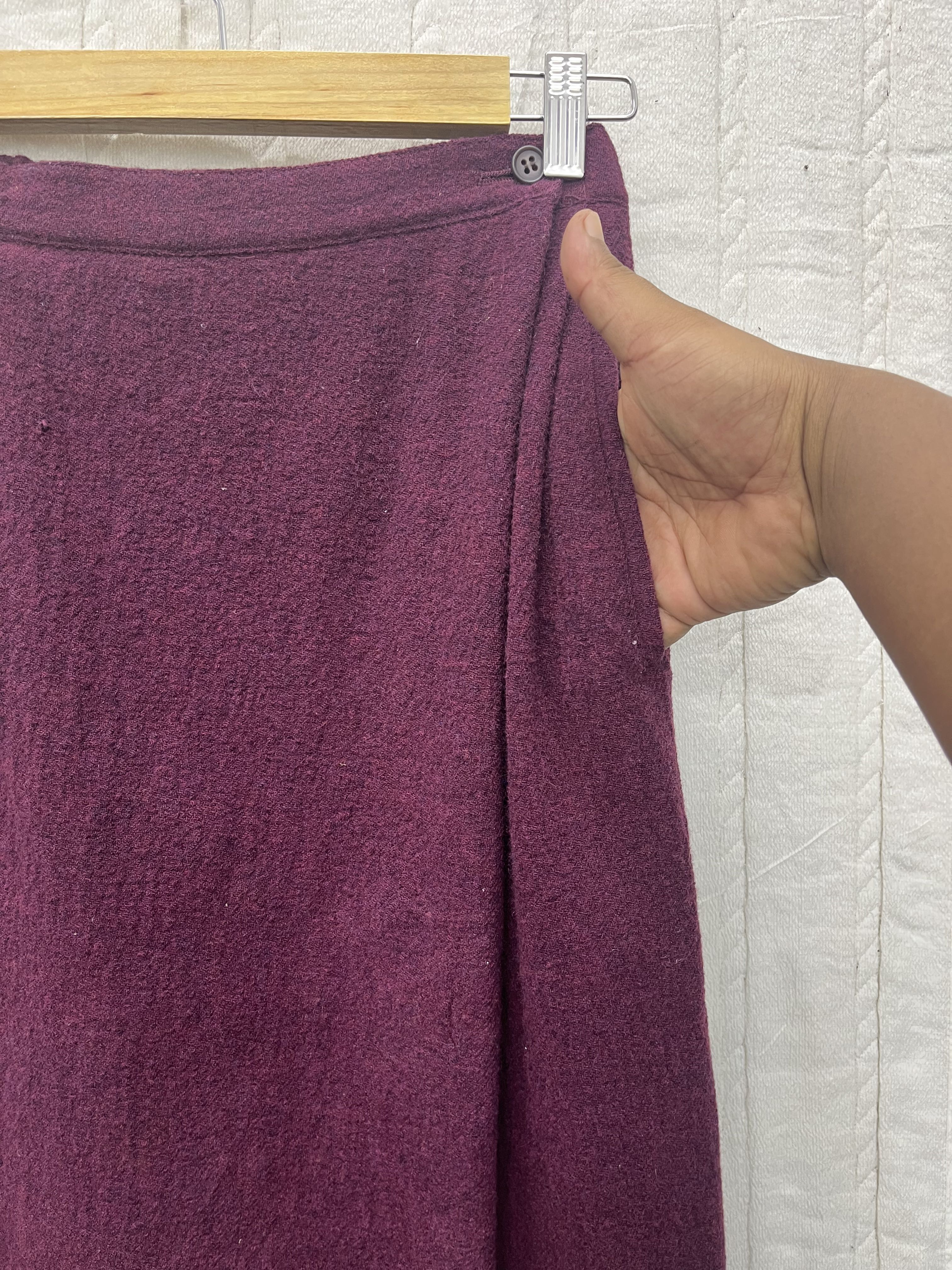 VTG ISSEY MIYAKE PLANTATION WOOL MAXI SKIRT - 4