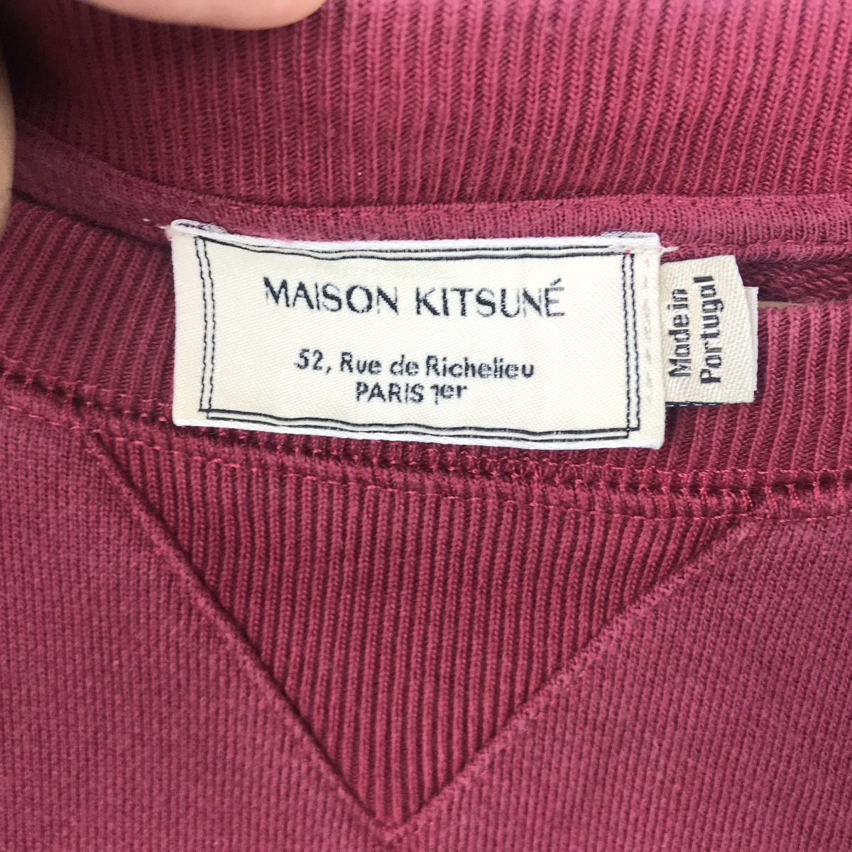 Vintage Maison Kitsune Paris Sweatshirt Spellout Sweater - 3