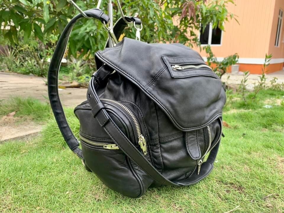 Authentic Alexander Wang Leather Backpack Shoulder Bag - 17