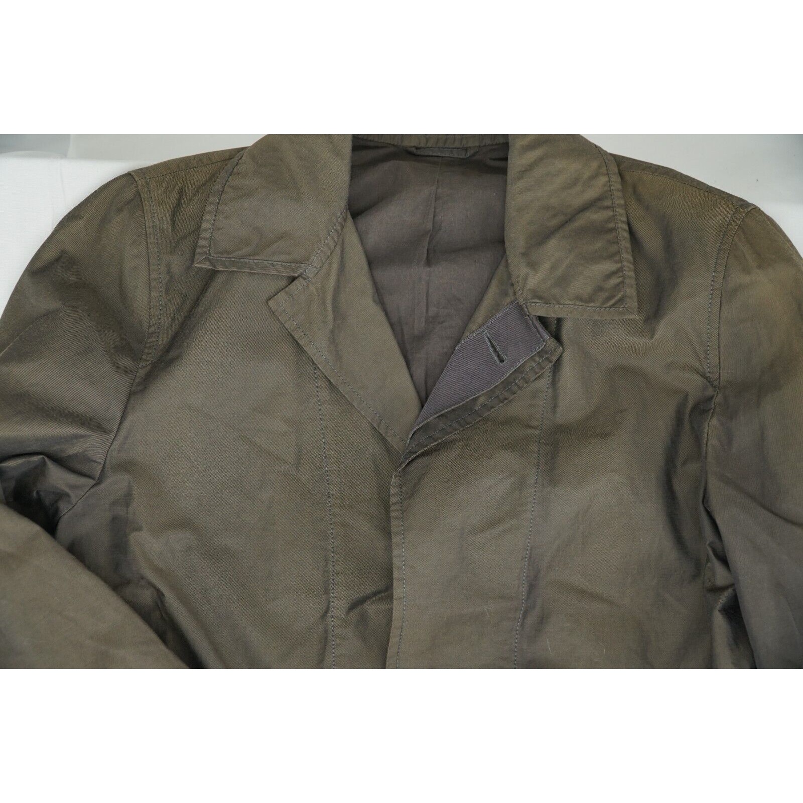 Lanvin Trench Coat Brown Iridescent - Sz 50 - 9