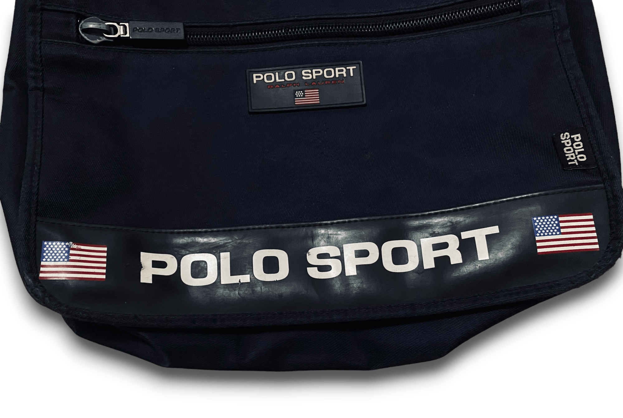 Polo Ralph Lauren - Vintage 90's Polo Sport Ralph Lauren Messenger Shoulder Bag Crossbody Big Logo - 3