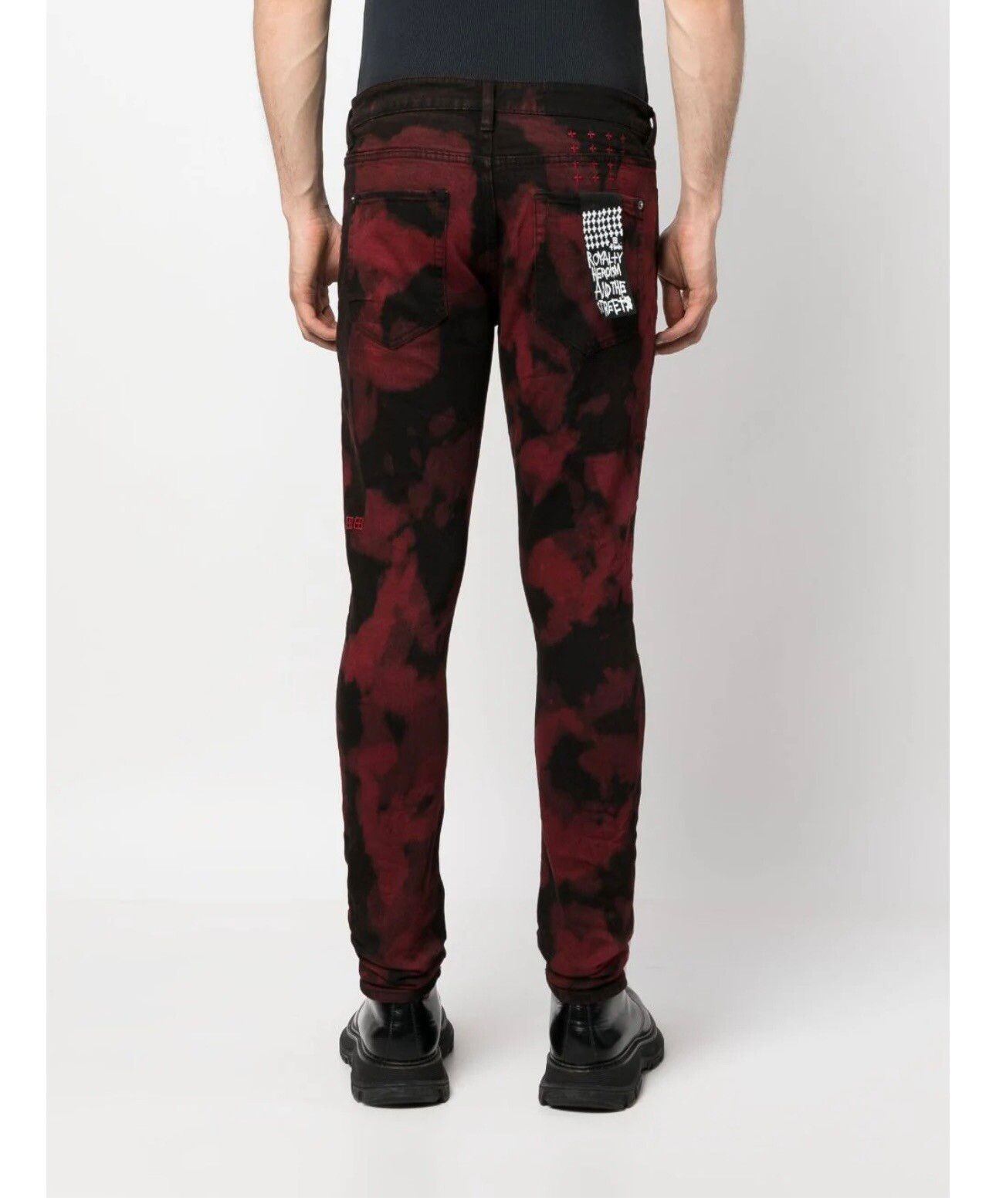 Ksubi abstract-print low-rise jeans - 2