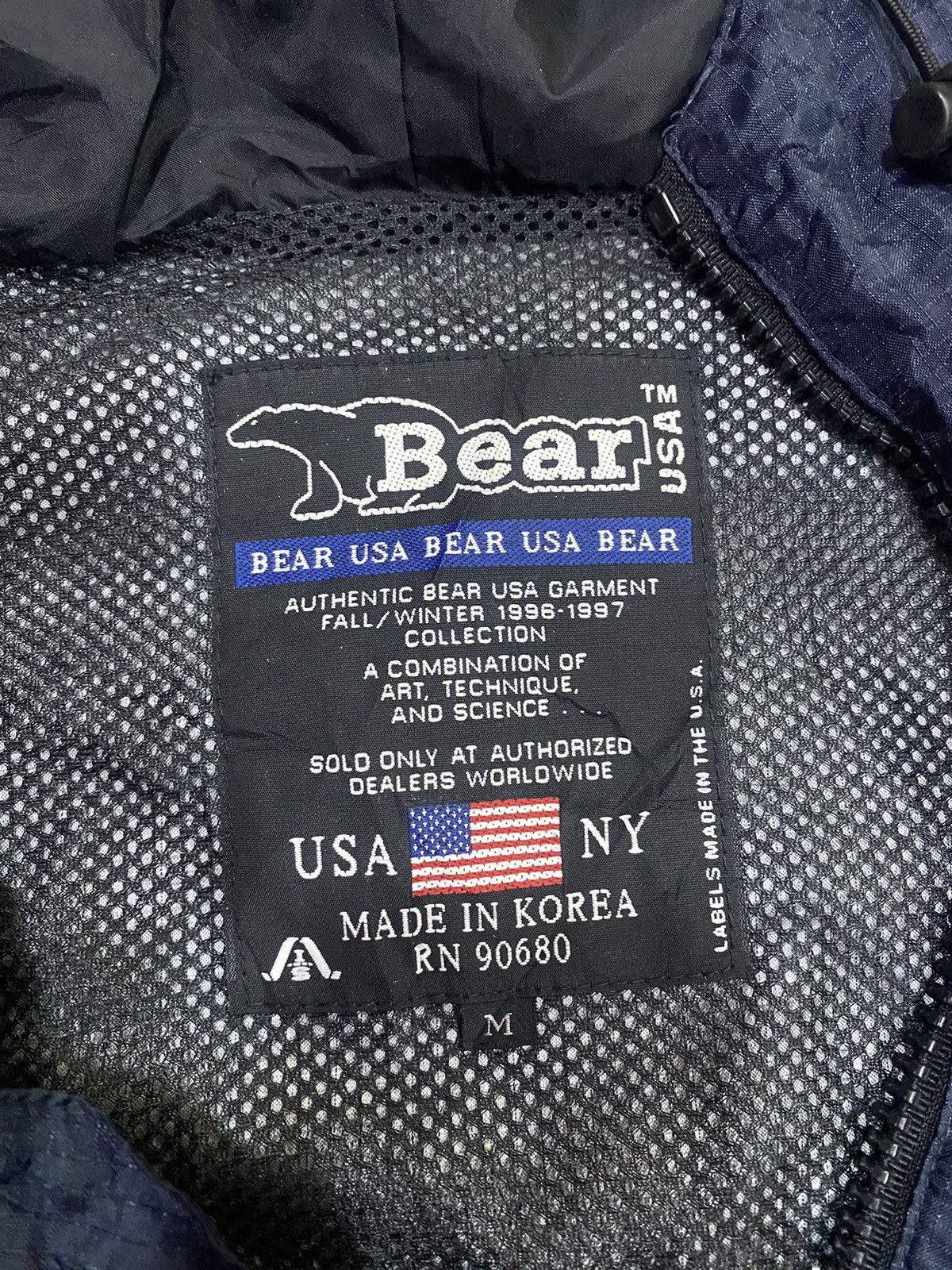 Windbreaker - Fw 96-97 Bear Usa Anorak Team Agps Expedition Jacket - 7