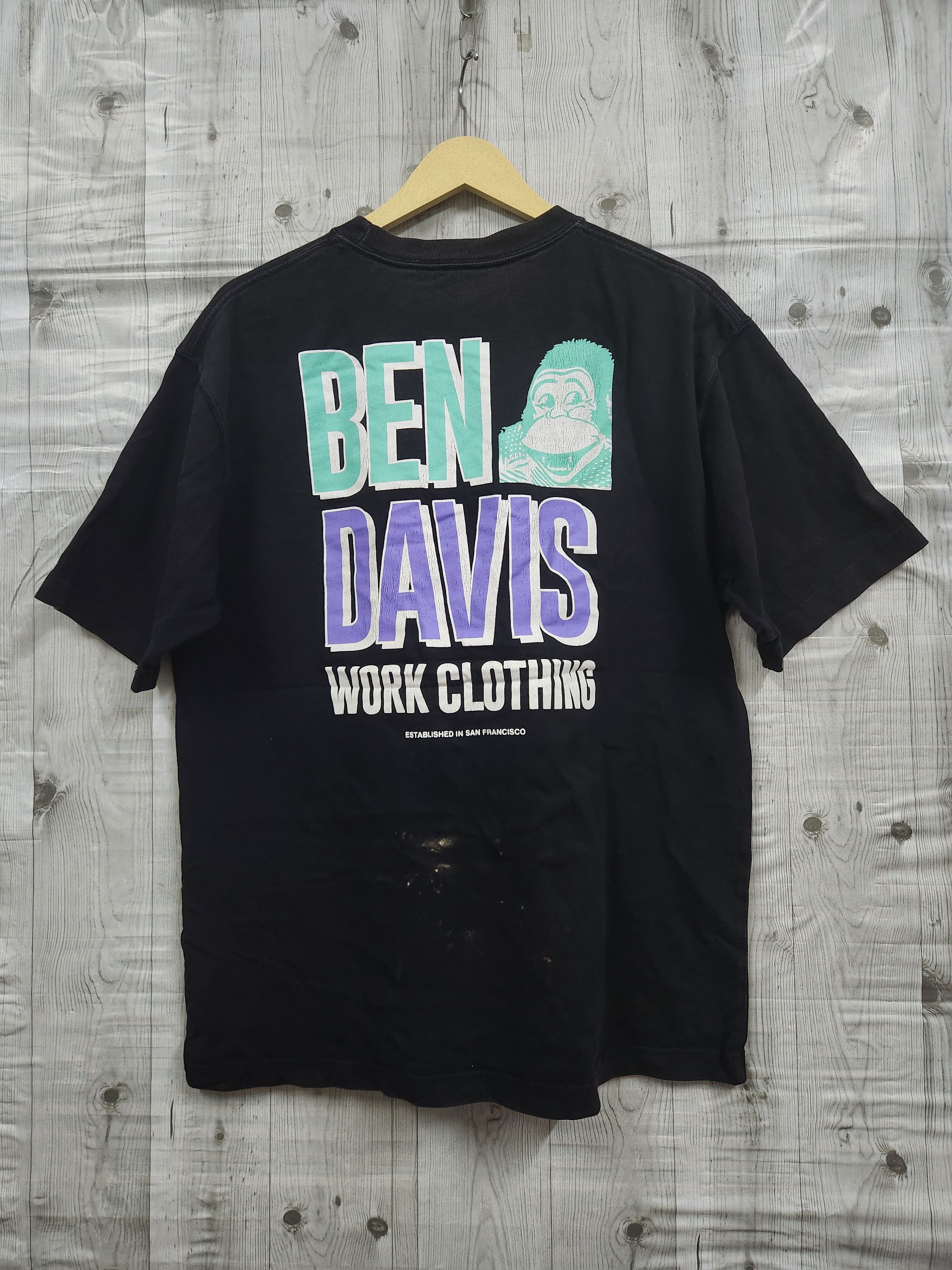 Ben Davis - Vintage Y2K Ben Davies Big Logo TShirt - 1