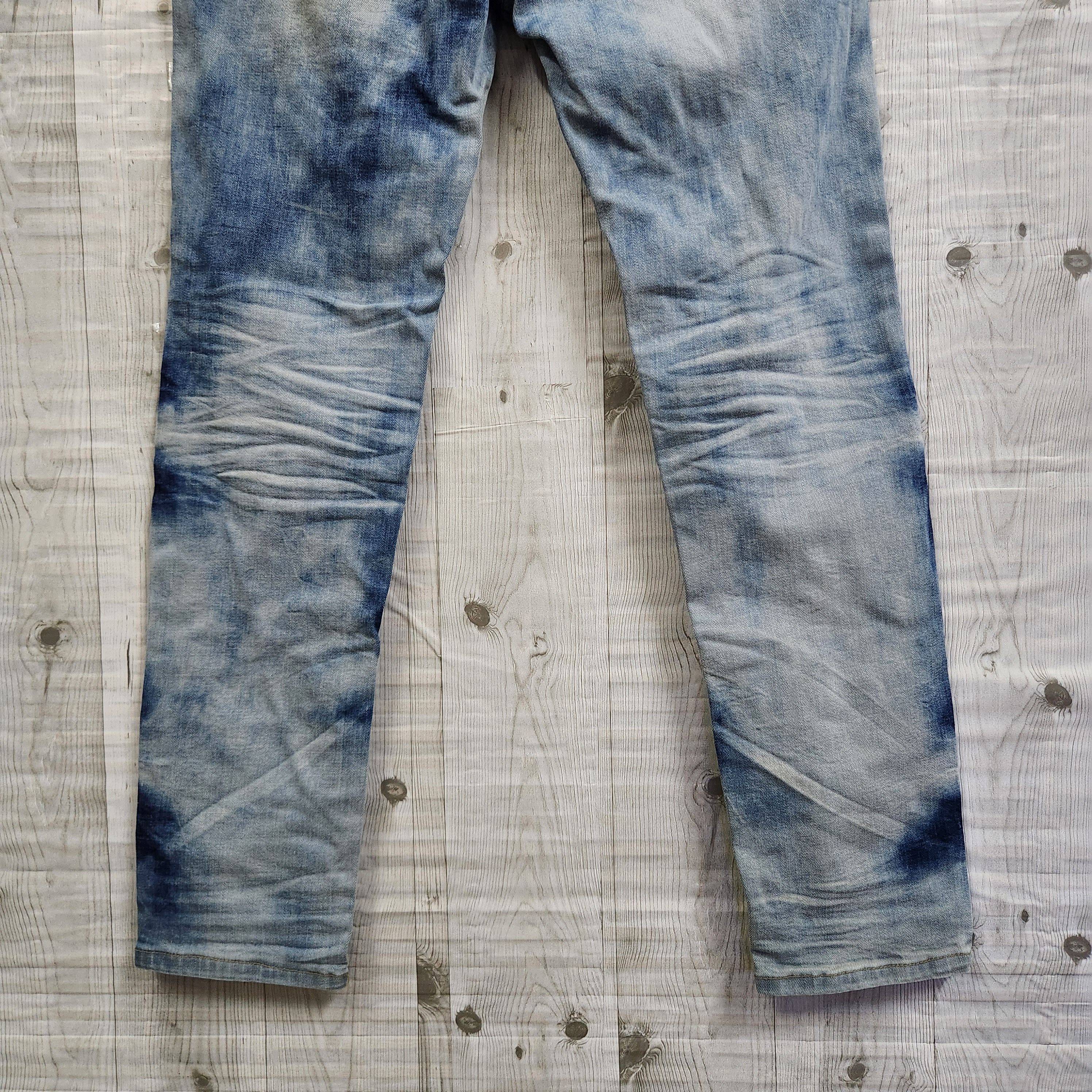 Tony Distressed Denim Japan Acid Washed Jeans - 7