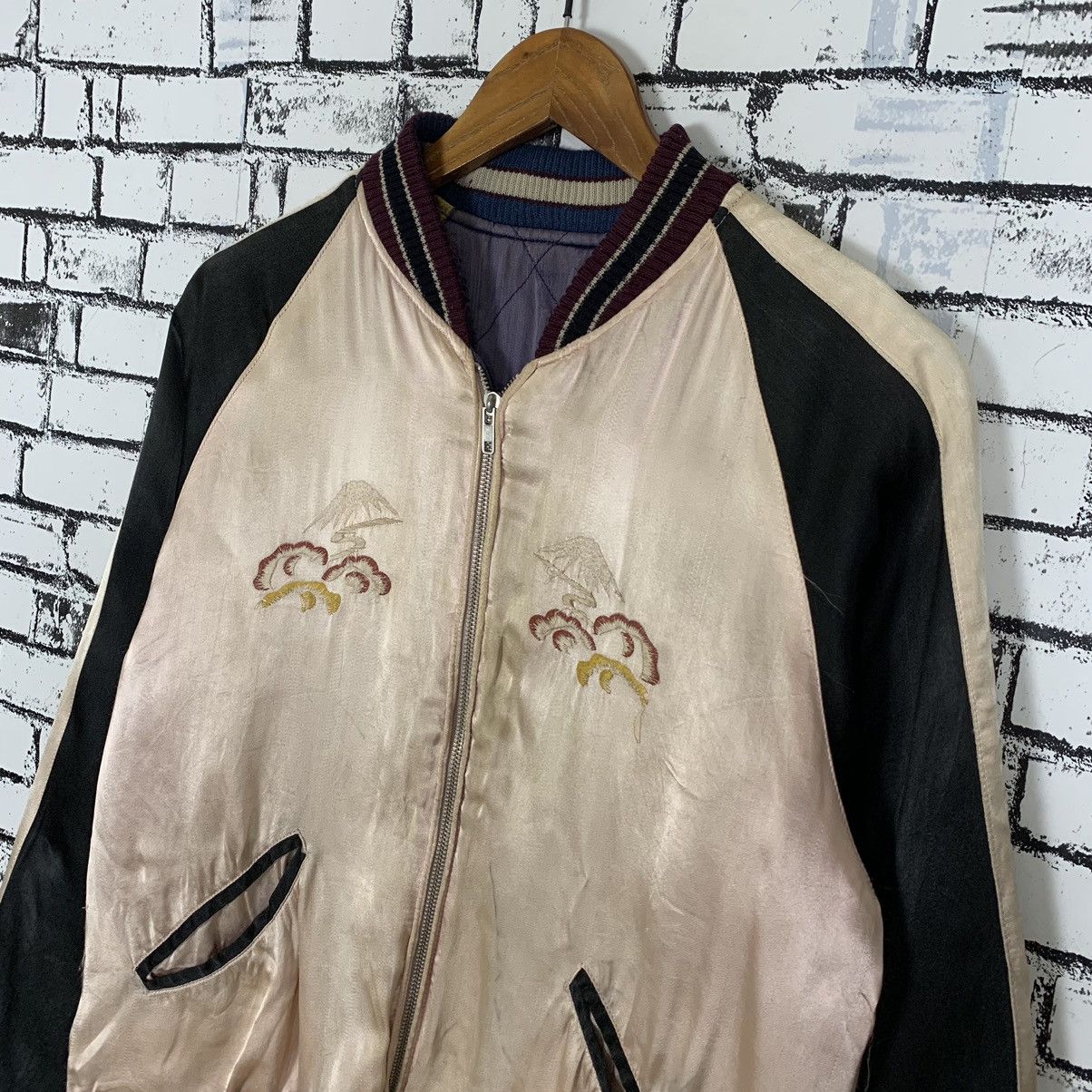 Sukajan Souvenir Jacket - Vintage Sukajan Souvenir Embroidery Riversible Jacket - 6