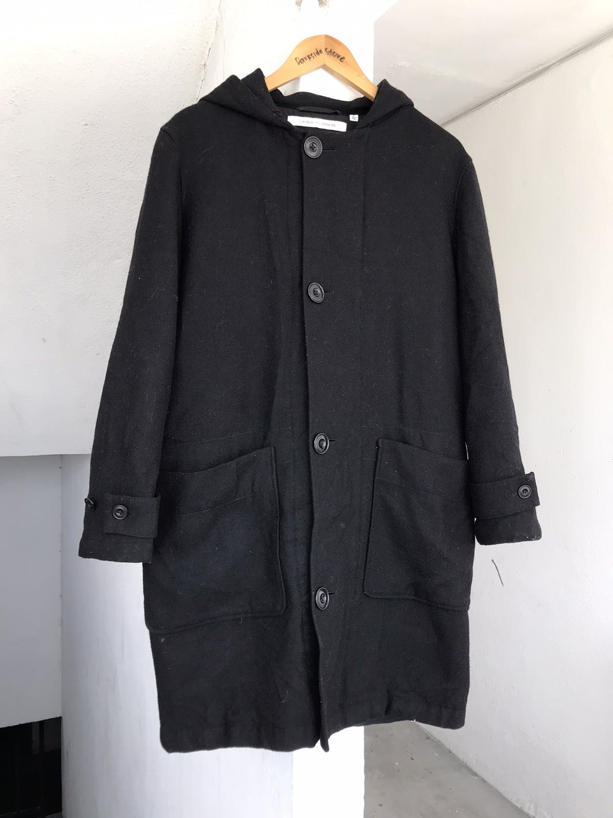 Lemaire ut Wool Coat with Hooded - 3