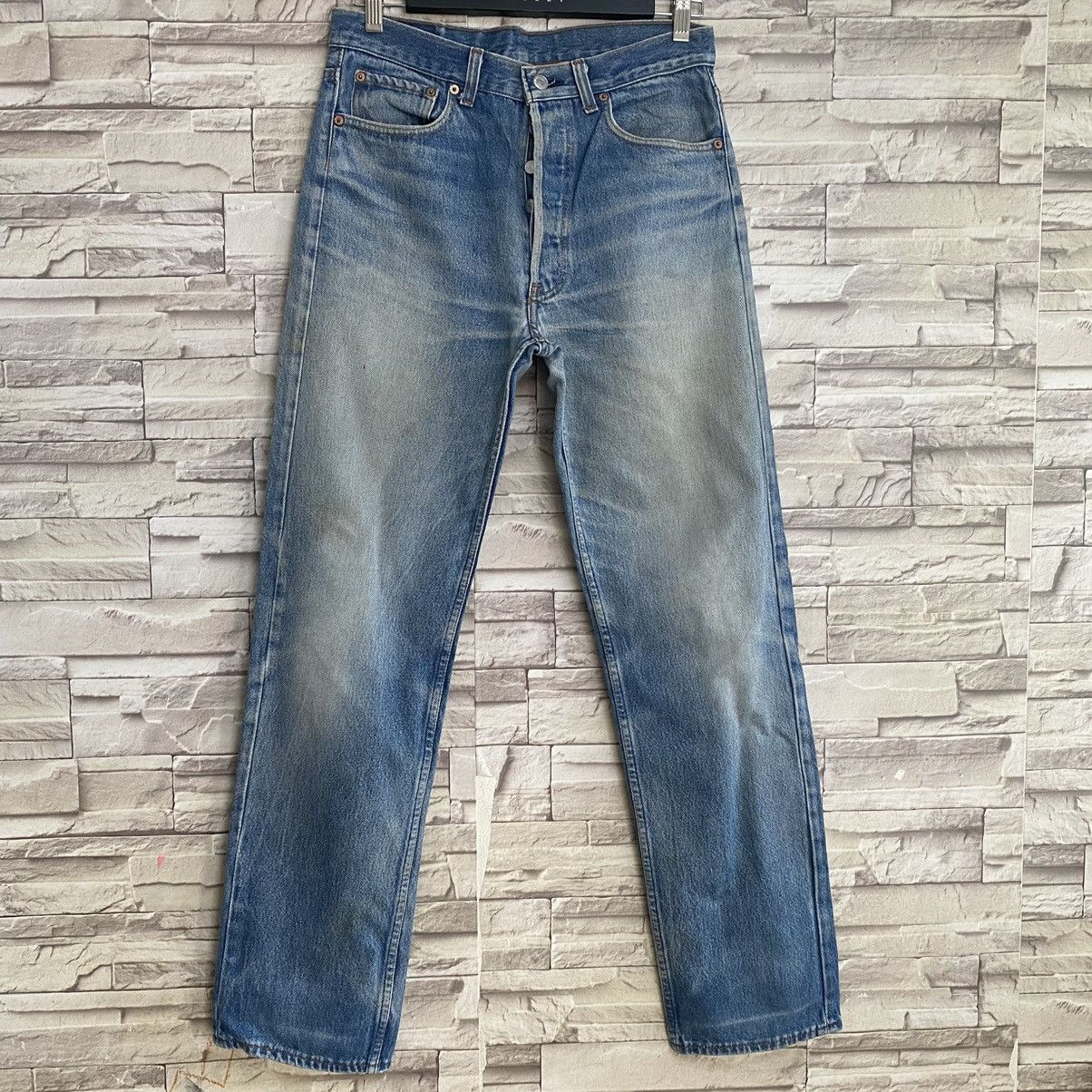 Vintage 80s Levis 501 Distressed Faded Jeans 31x32 - 3