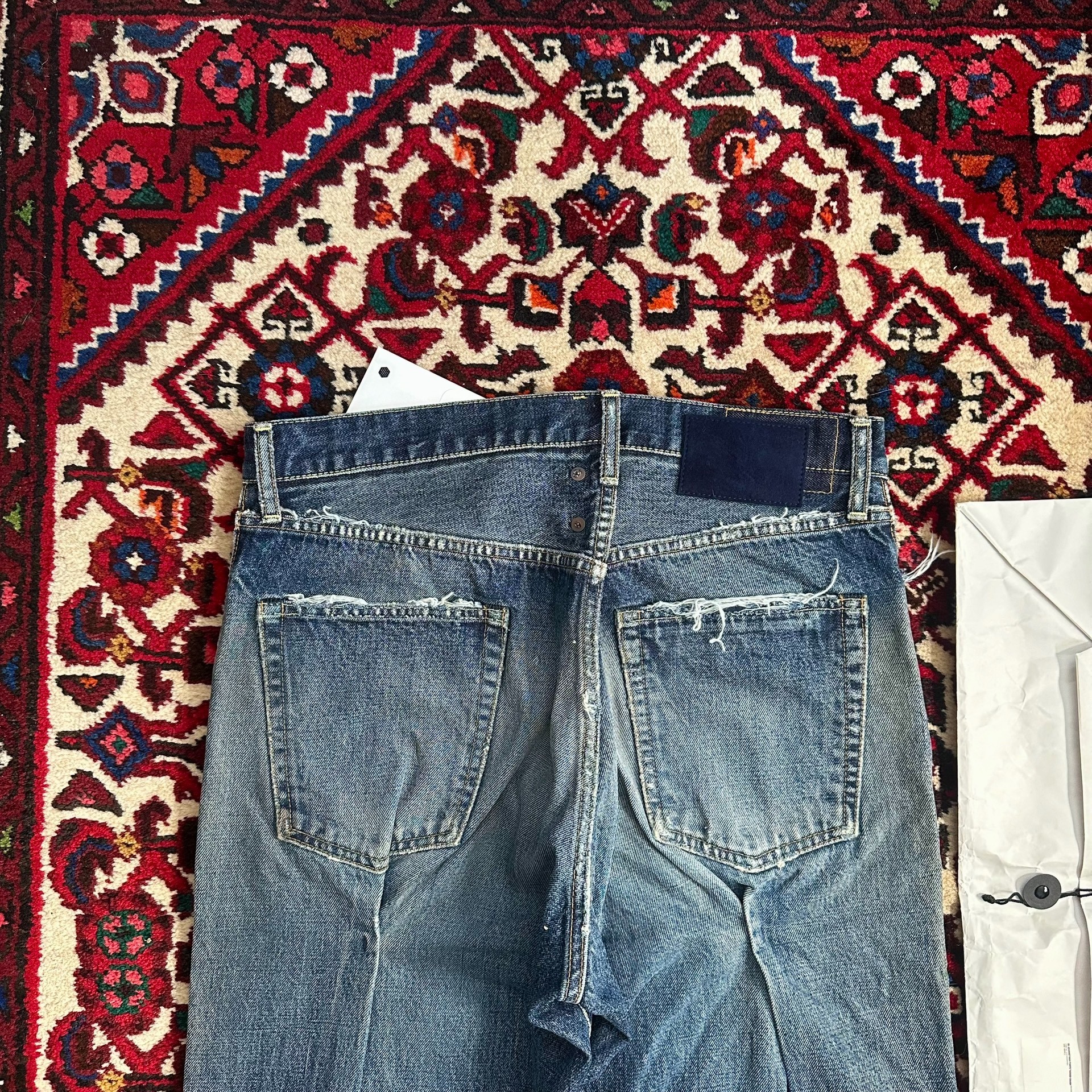 visvim 21aw journeyman jeans - 7