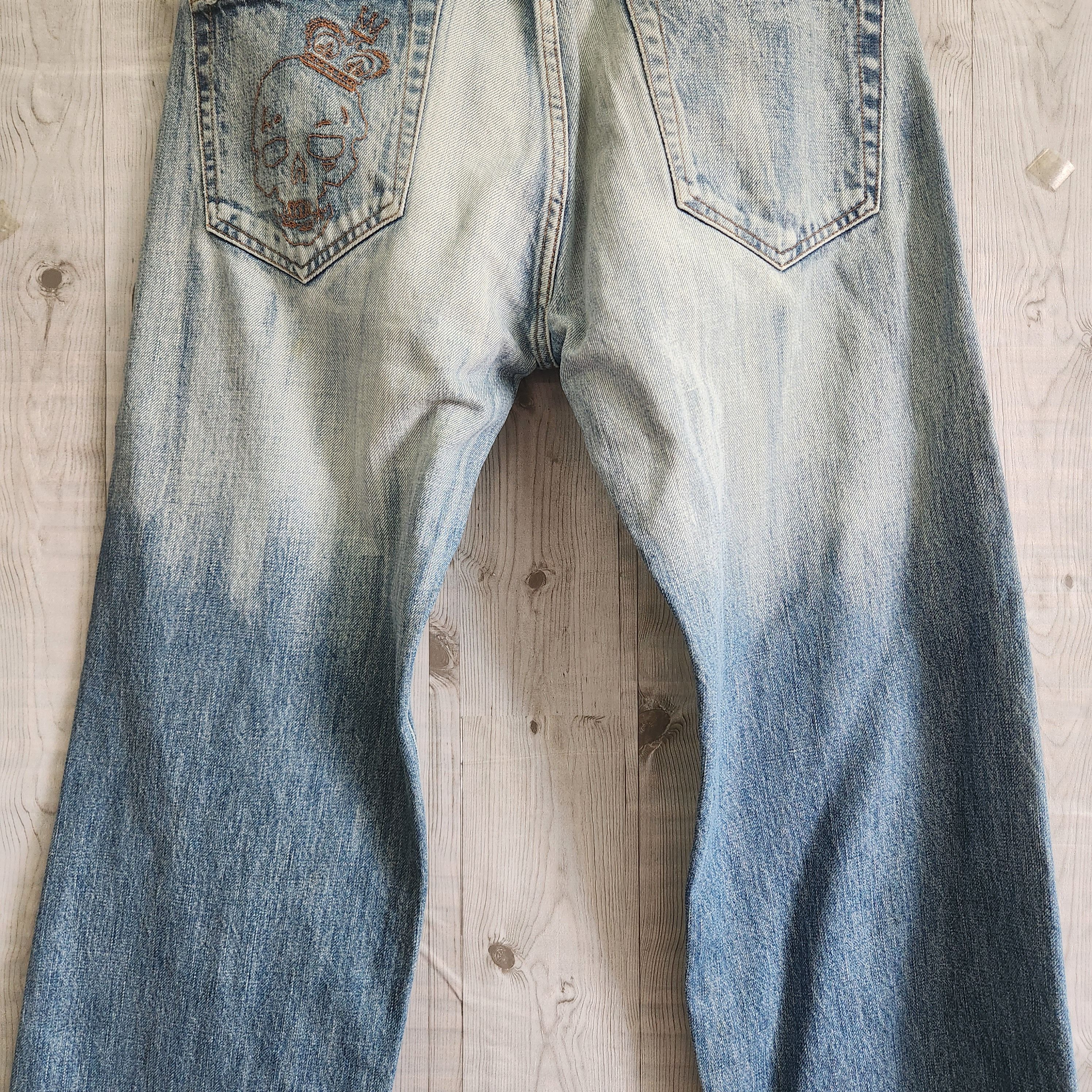 Vintage King Clover Zero Karat Distressed Denim Jeans Japan - 8