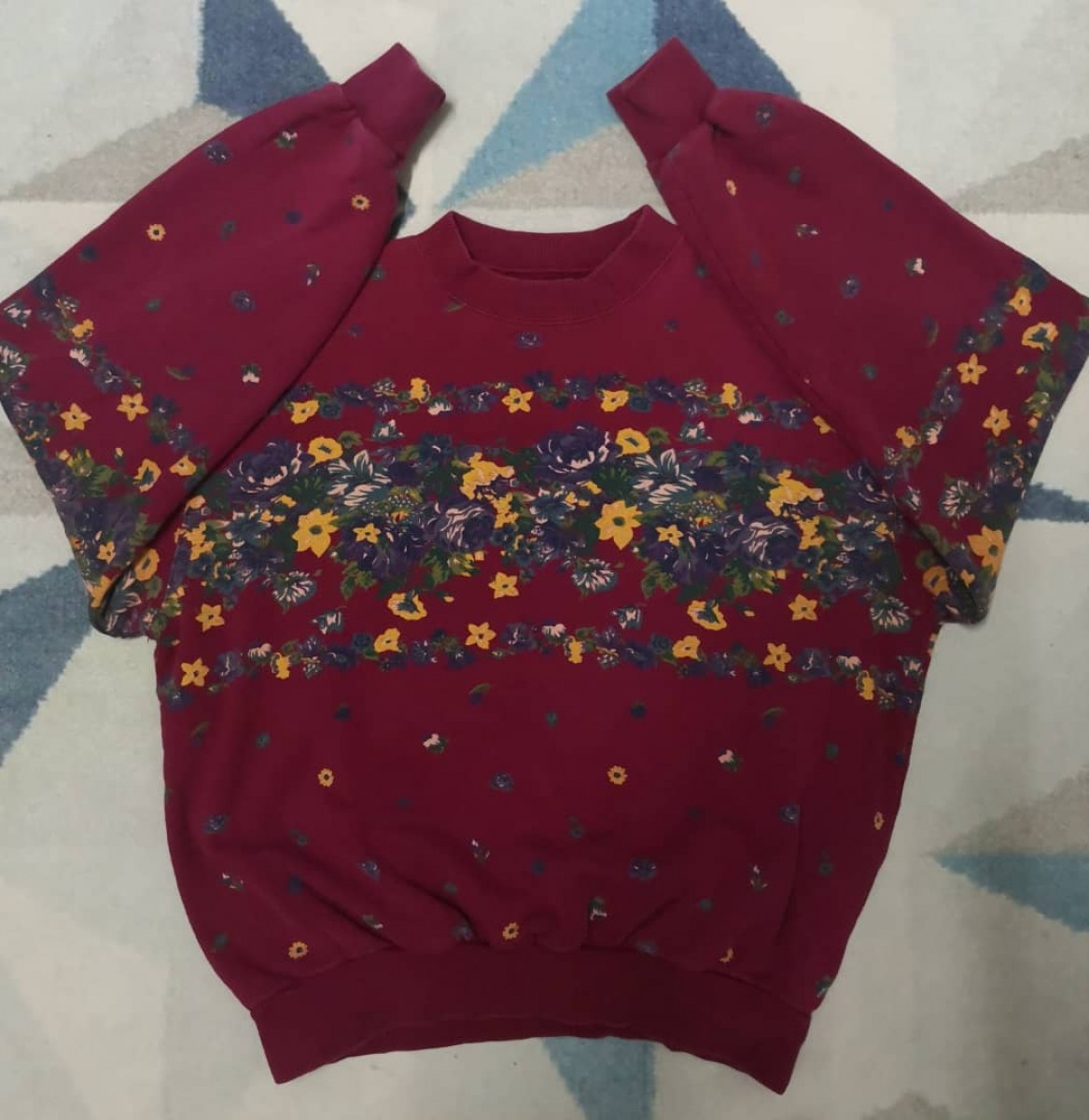 Japanese Brand - Floral Motive Jumper - 1