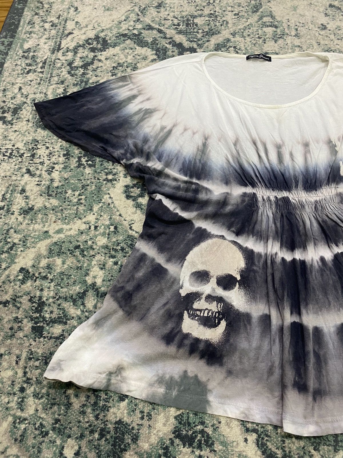 Hysteric Glamour Skull Tie Dye Sleeveless Blouse T-Shirt - 8
