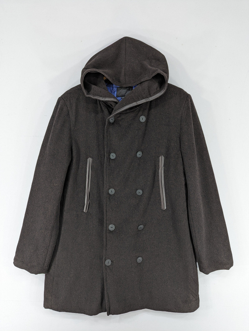 🔥RARE🔥[Sample] Alexander Wang Wool Quilted Hooded Jacket - 1