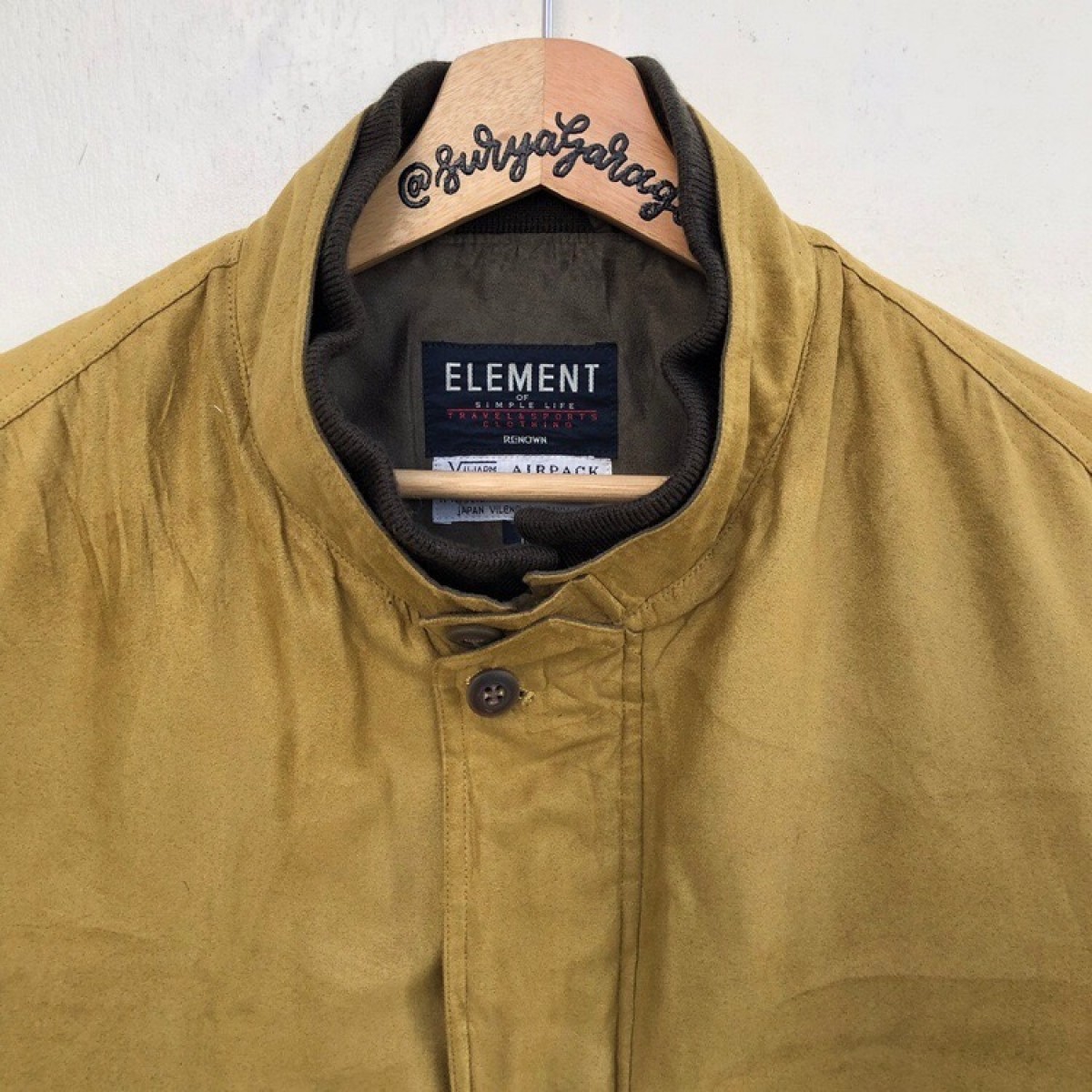 Element - of SimpleLife Viwarm Airpack Suede Harrington Jacket