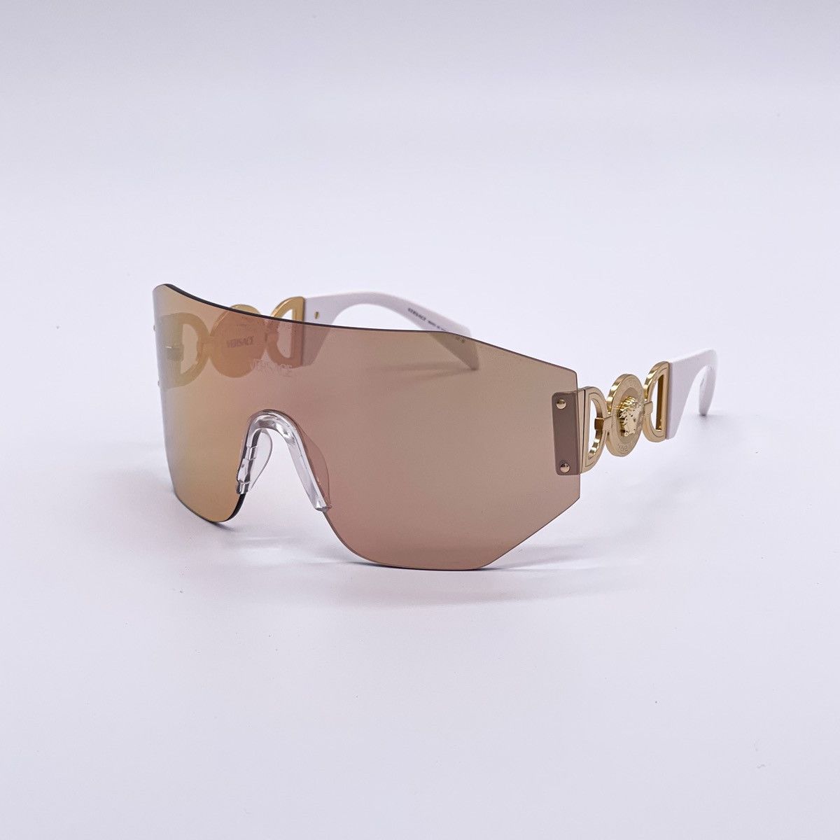 NEW VE2258 1002/7J UNISEX SHIELD SUNGLASSES VERSACE MOD 2258 - 4