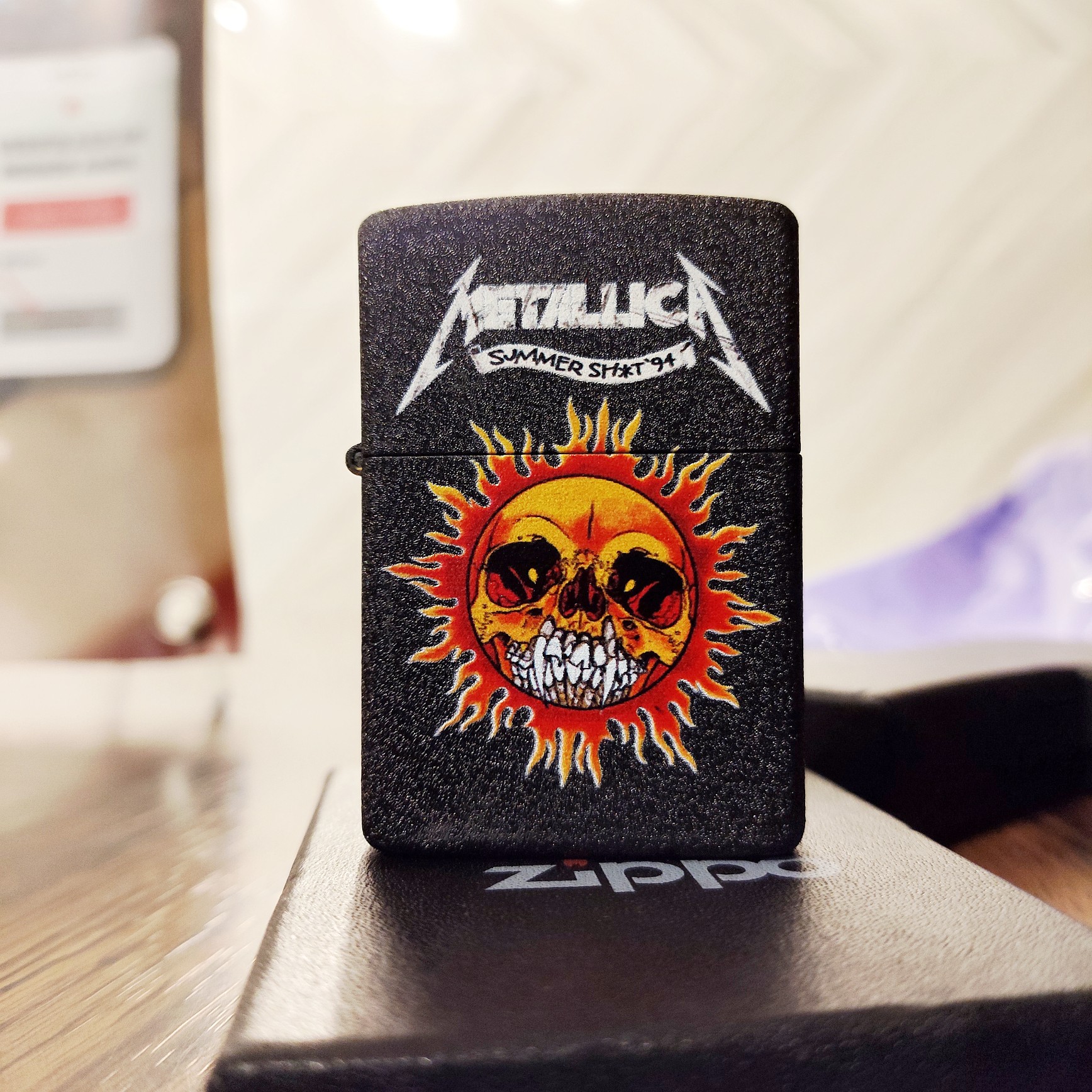 metallica zippo lighter - 3
