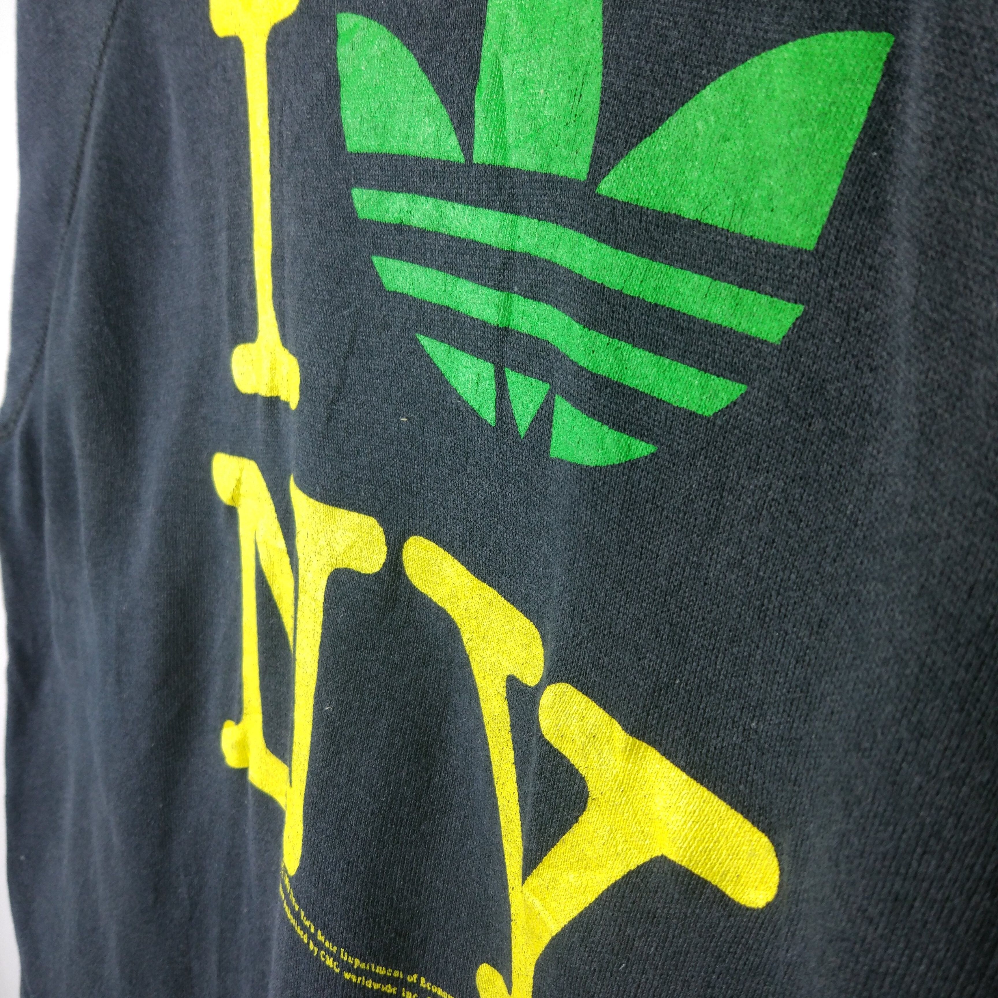 Adidas x Hanes I Love NY Big Logo Crewneck Pullover Jumper Sweatshirt - 3
