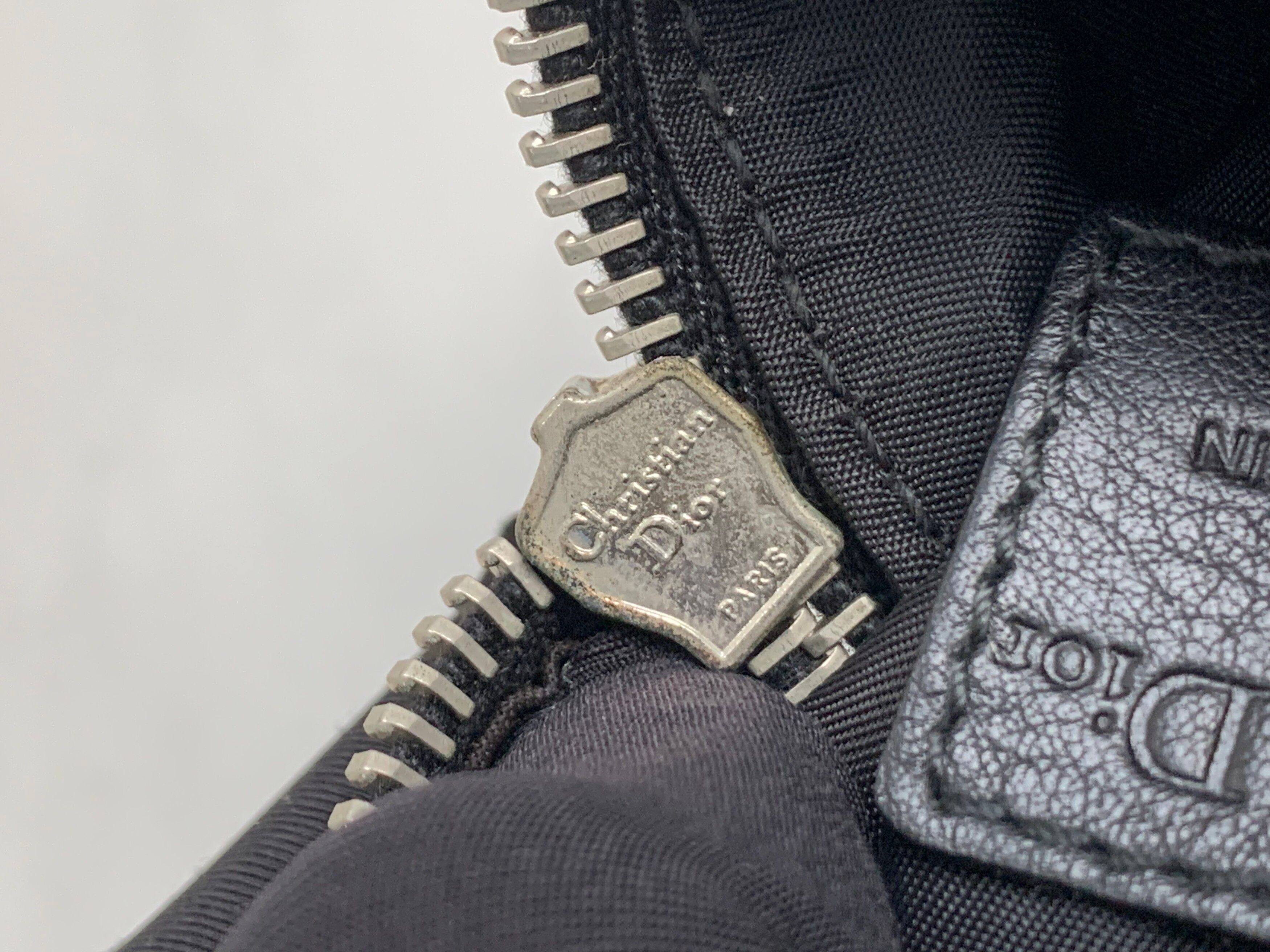 Christian Dior Logo Trotter Sling bag Waist bag Black - 11