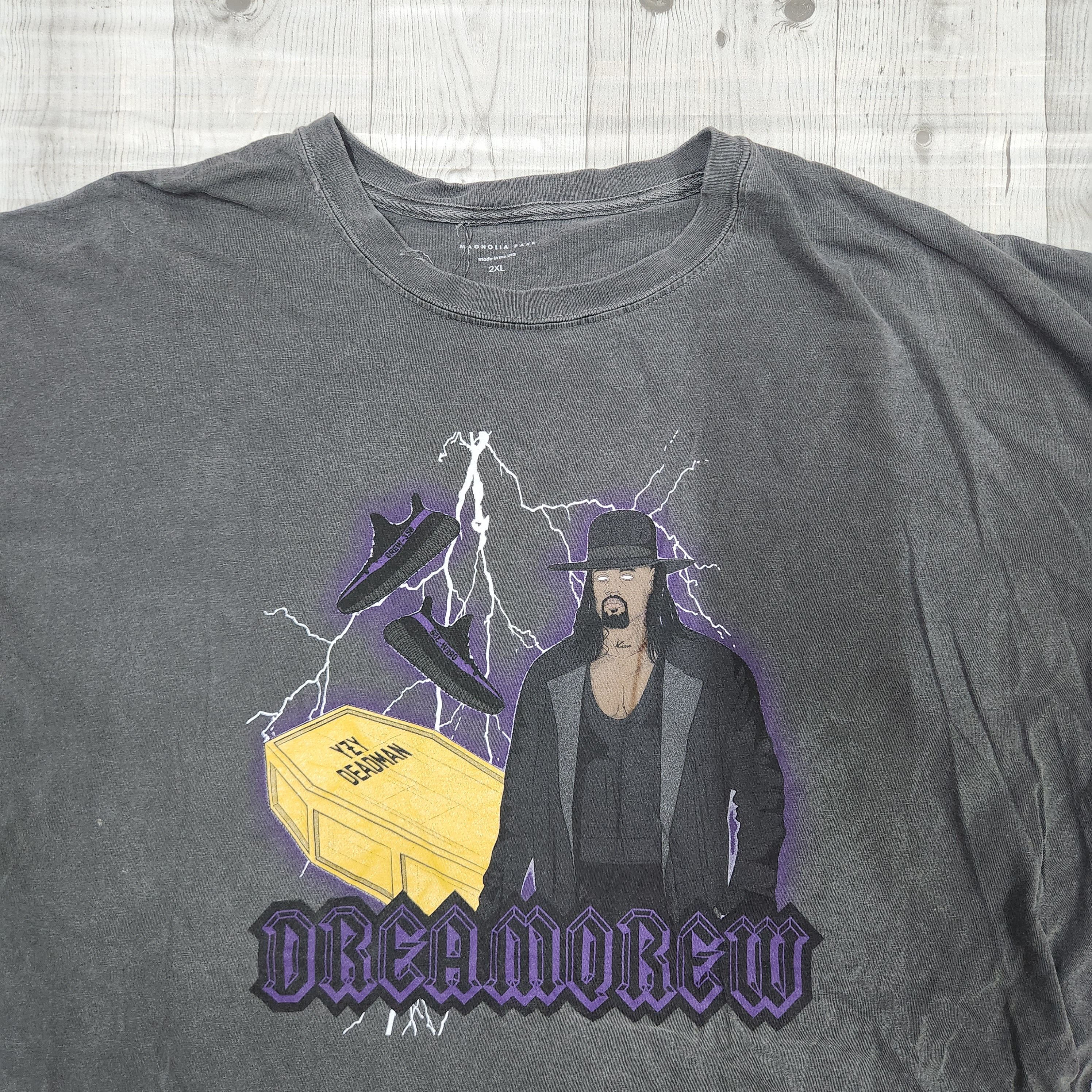 YZY Deadman Dreamorew Custom Parody Undertaker Printed - 4