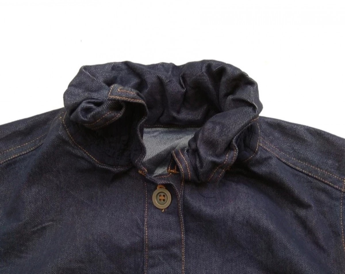 Issey Miyake - Vintage Rework Denim Jacket (Denim & Pleats) - 4
