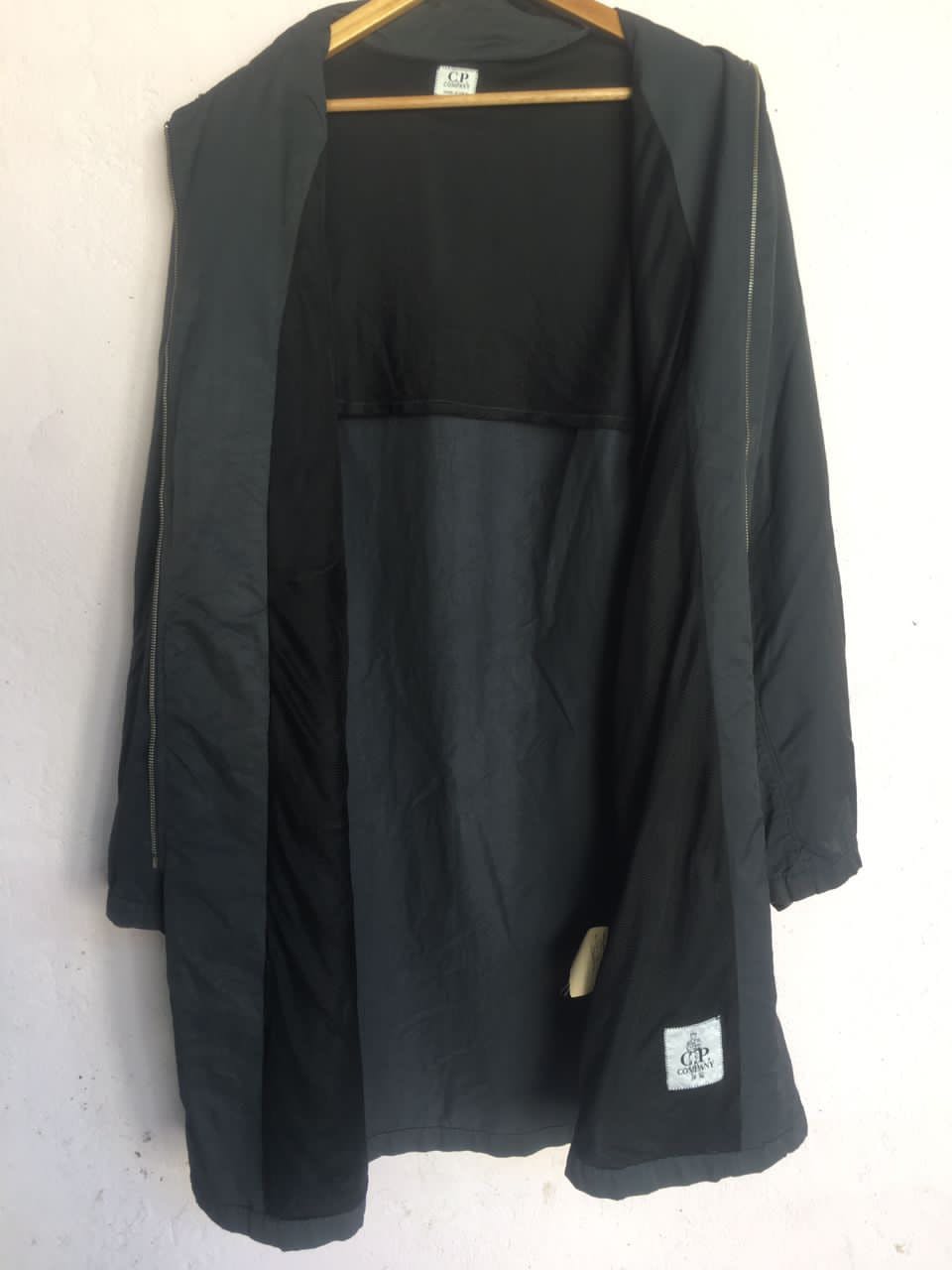 C.P Company oversized Nylon black long Jackets made in italy - 2