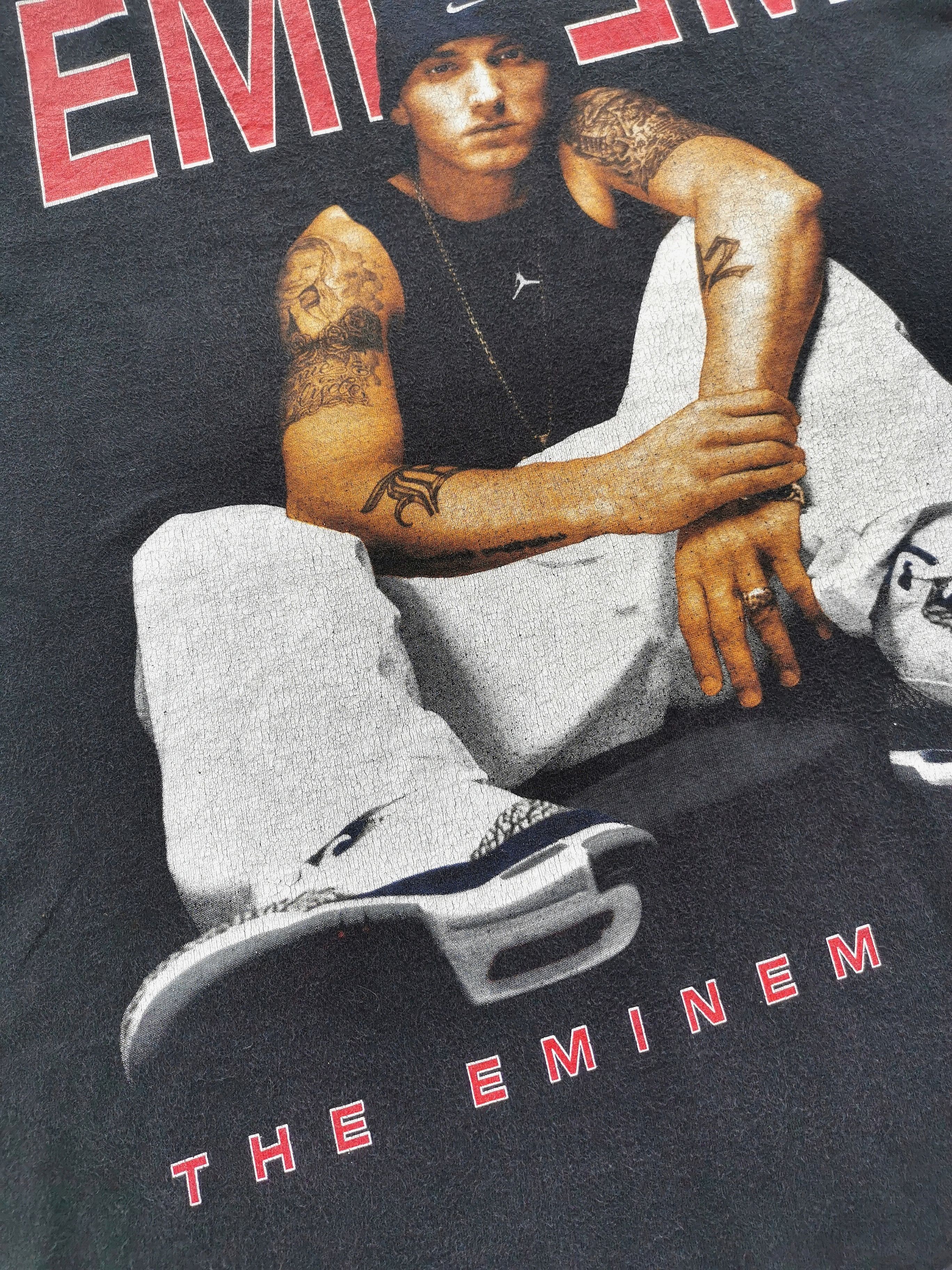 Vintage Eminem The Eminem Show Tshirt Wear Nike Air Jordan - 3