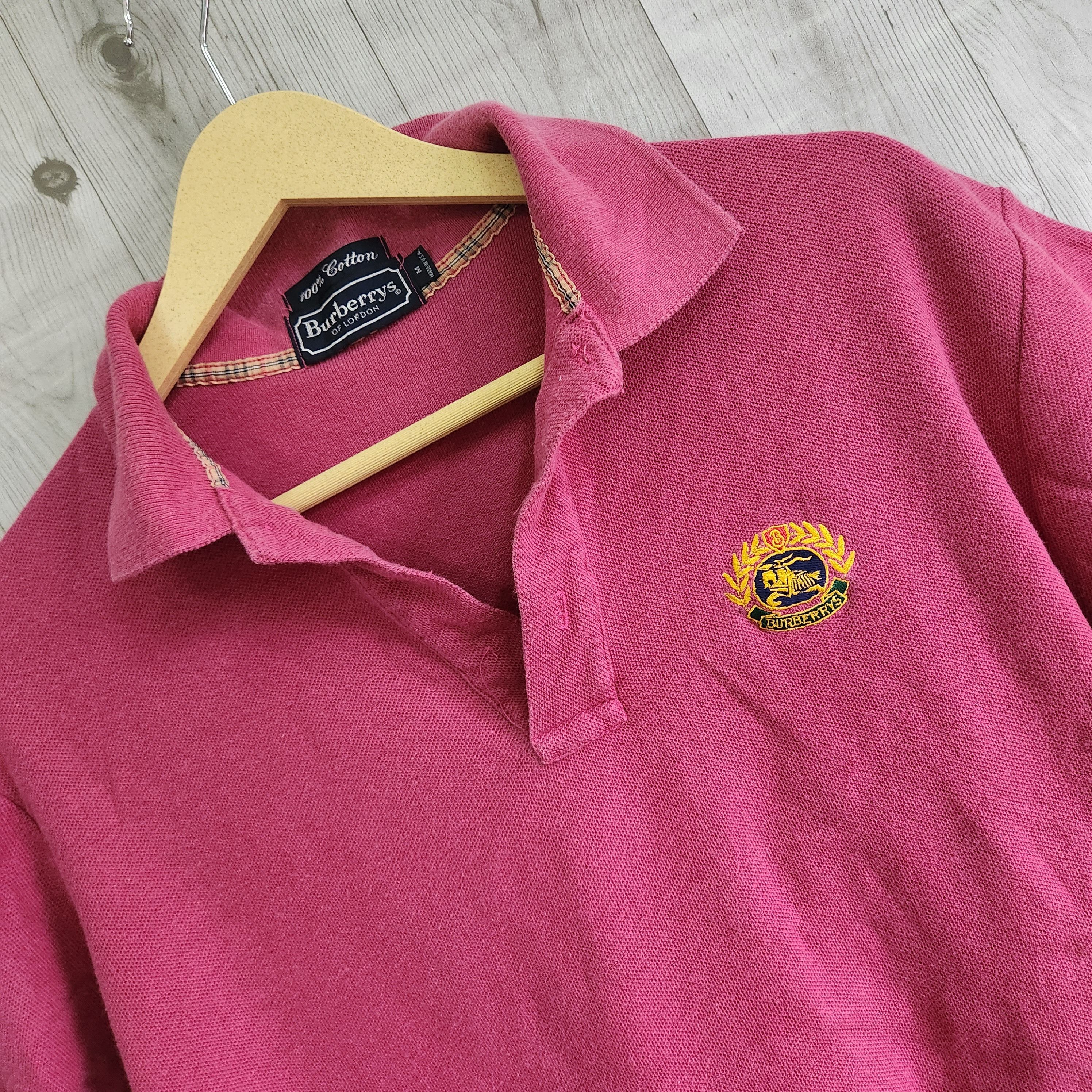 Vintage Burberrys Polo Shirts Made In USA - 2