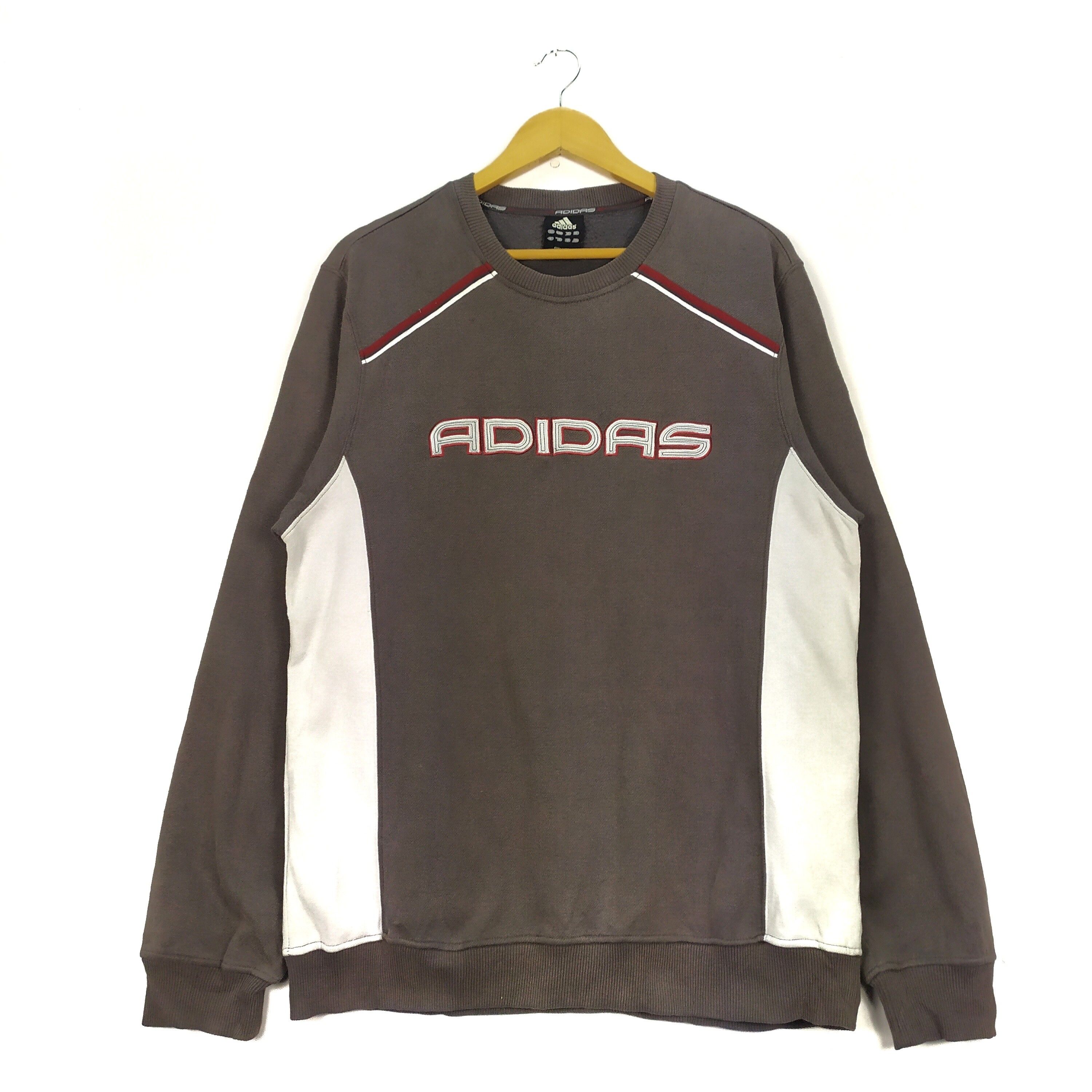 Adidas Vintage 90s Embroidery Logo Crewneck Sweatshirt - 1