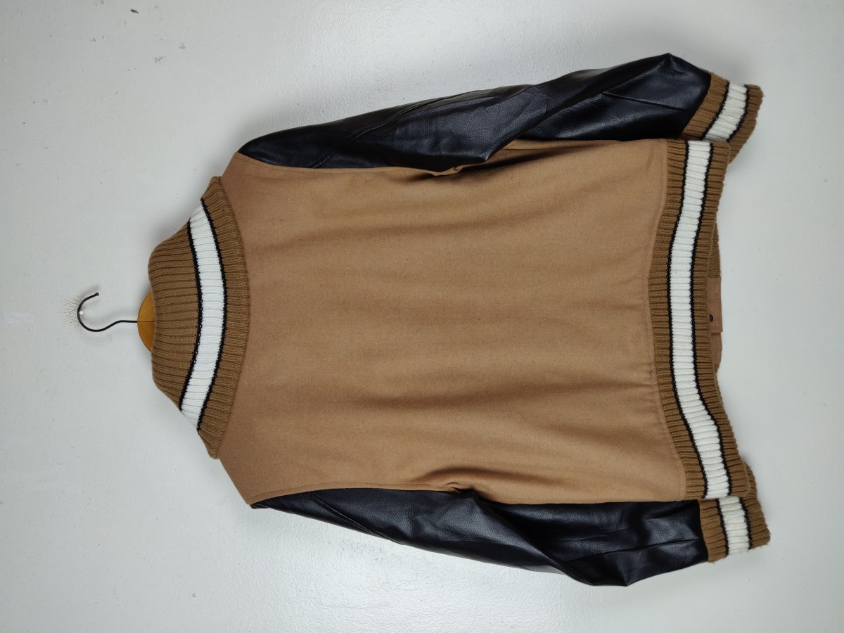 Japanese Brand - Modified High Collar Two Tone Jacket Streetwear - 8